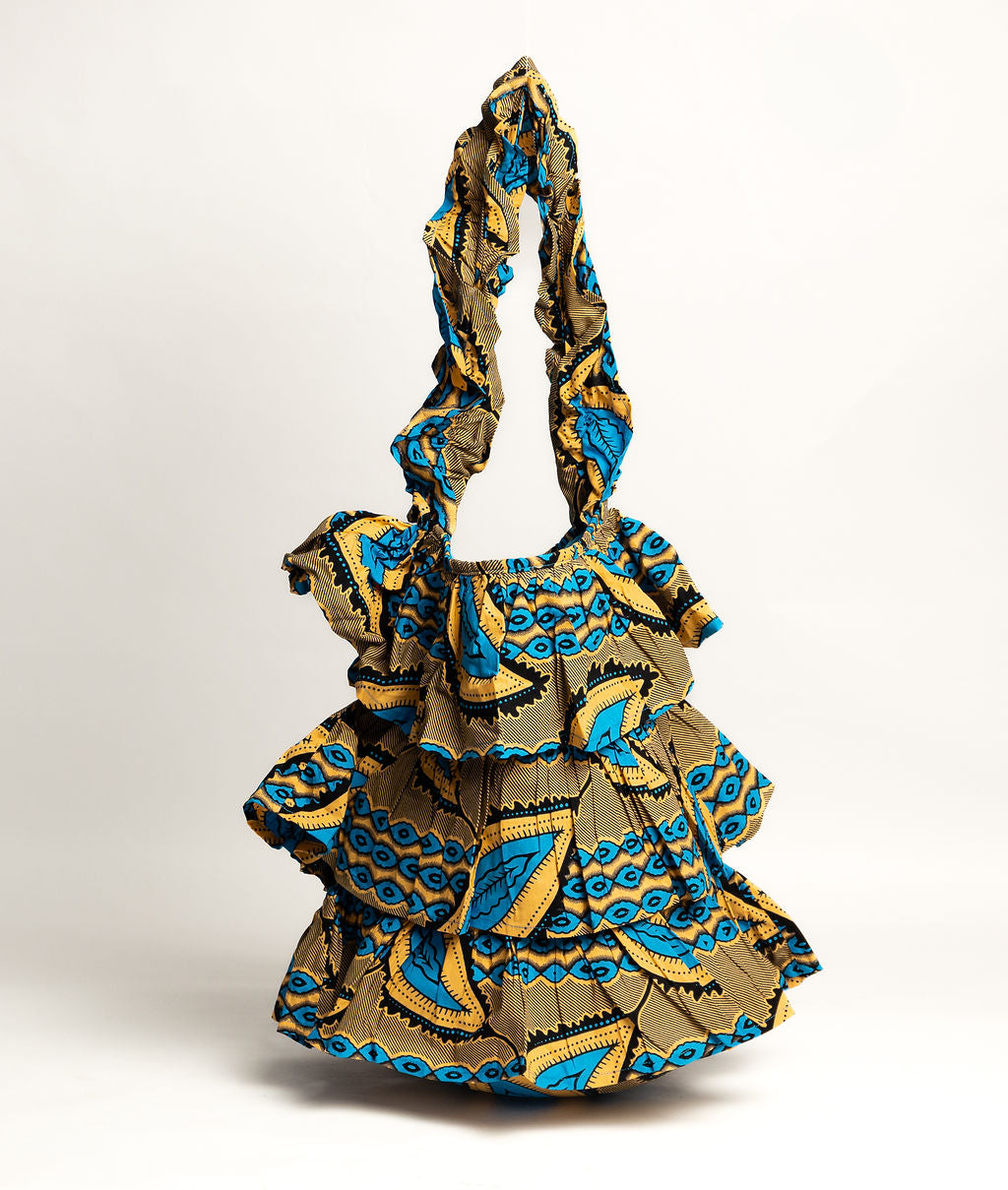 Kitenge Frill Shoulder Bag 316