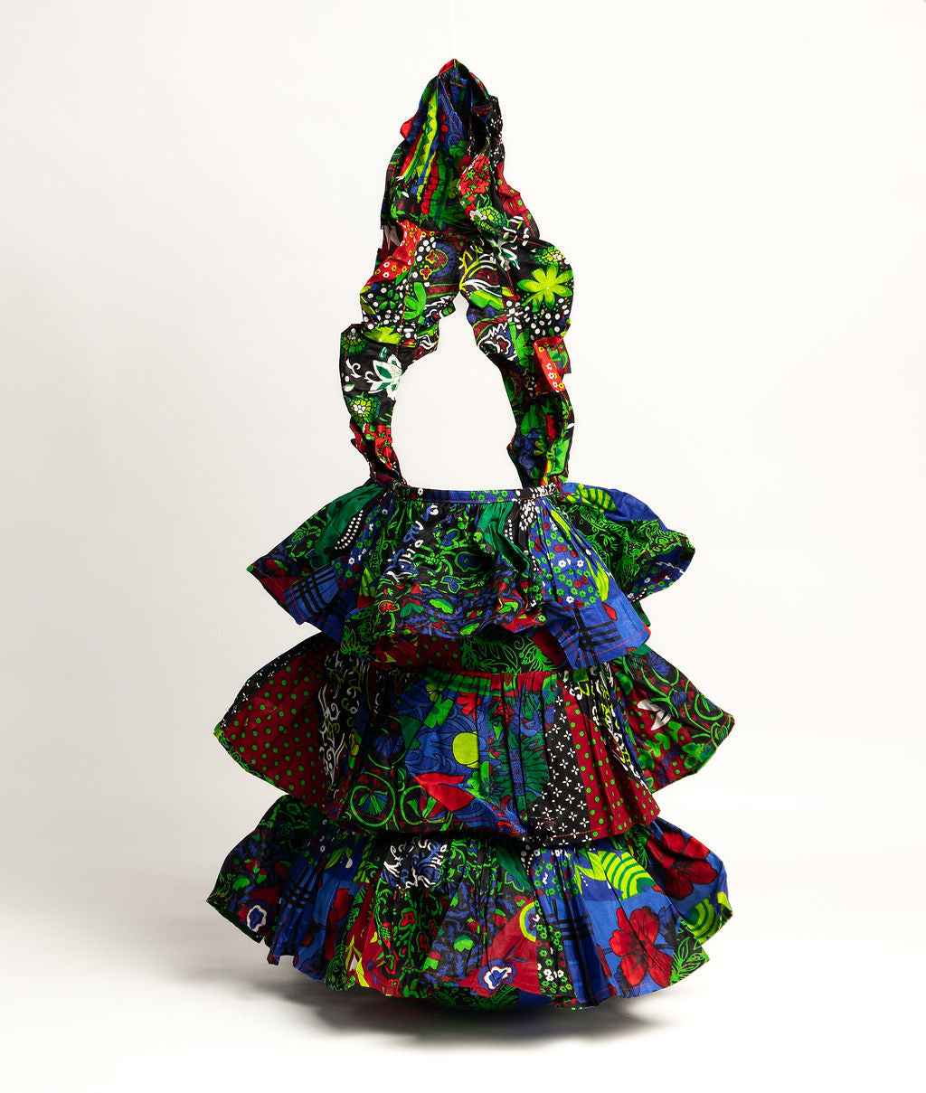 Kitenge Frill Shoulder Bag 318