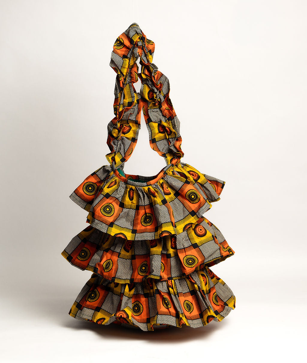 Kitenge Frill Shoulder Bag 322