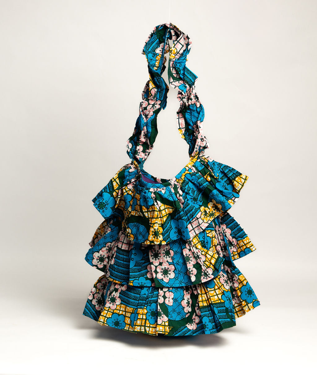 Kitenge Frill Shoulder Bag 330