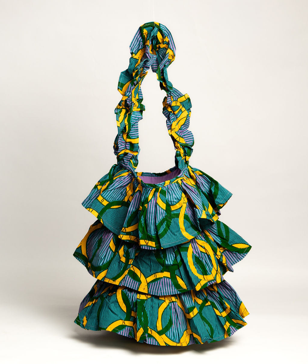 Kitenge Frill Shoulder Bag 320