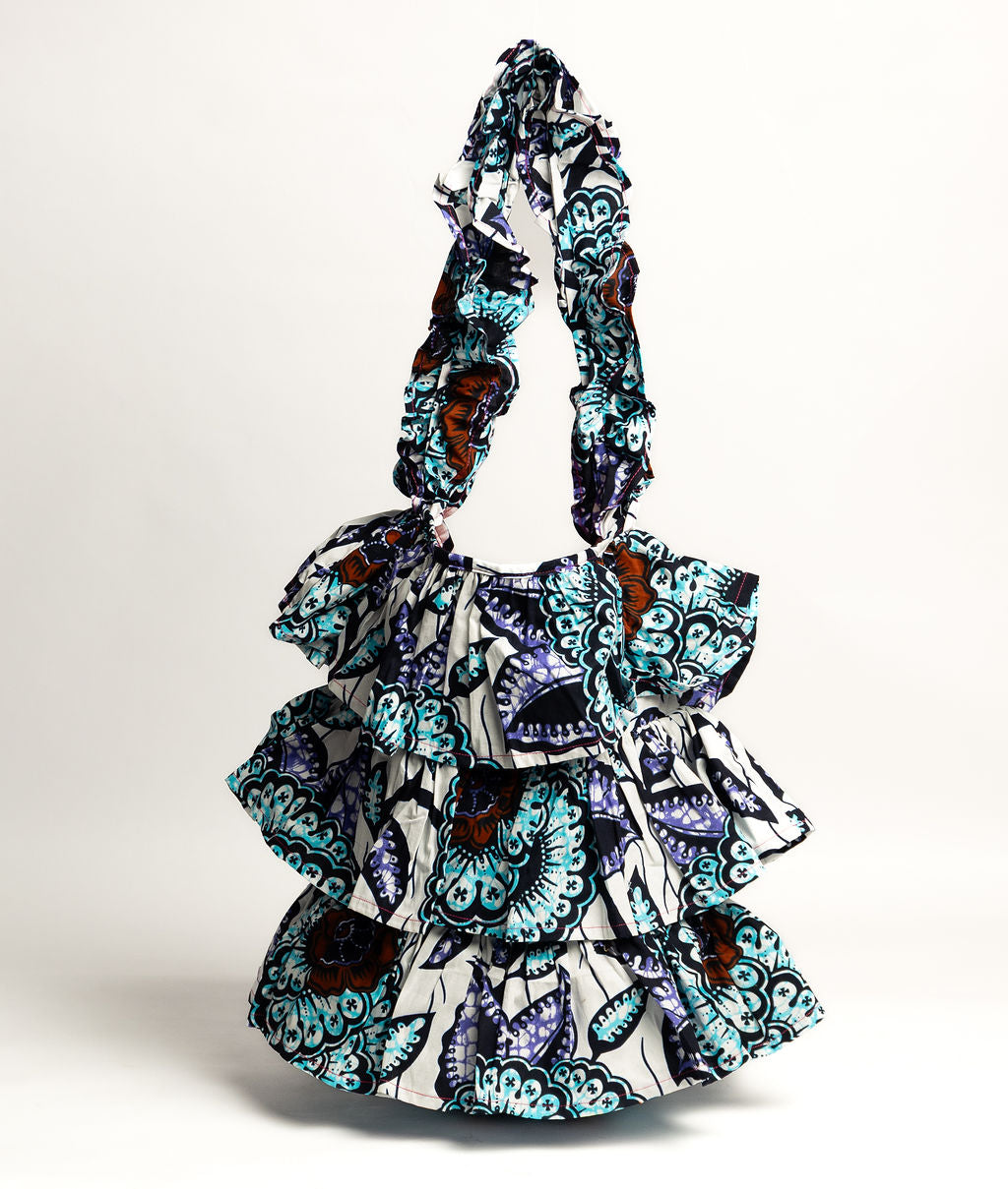 Kitenge Frill Shoulder Bag 323