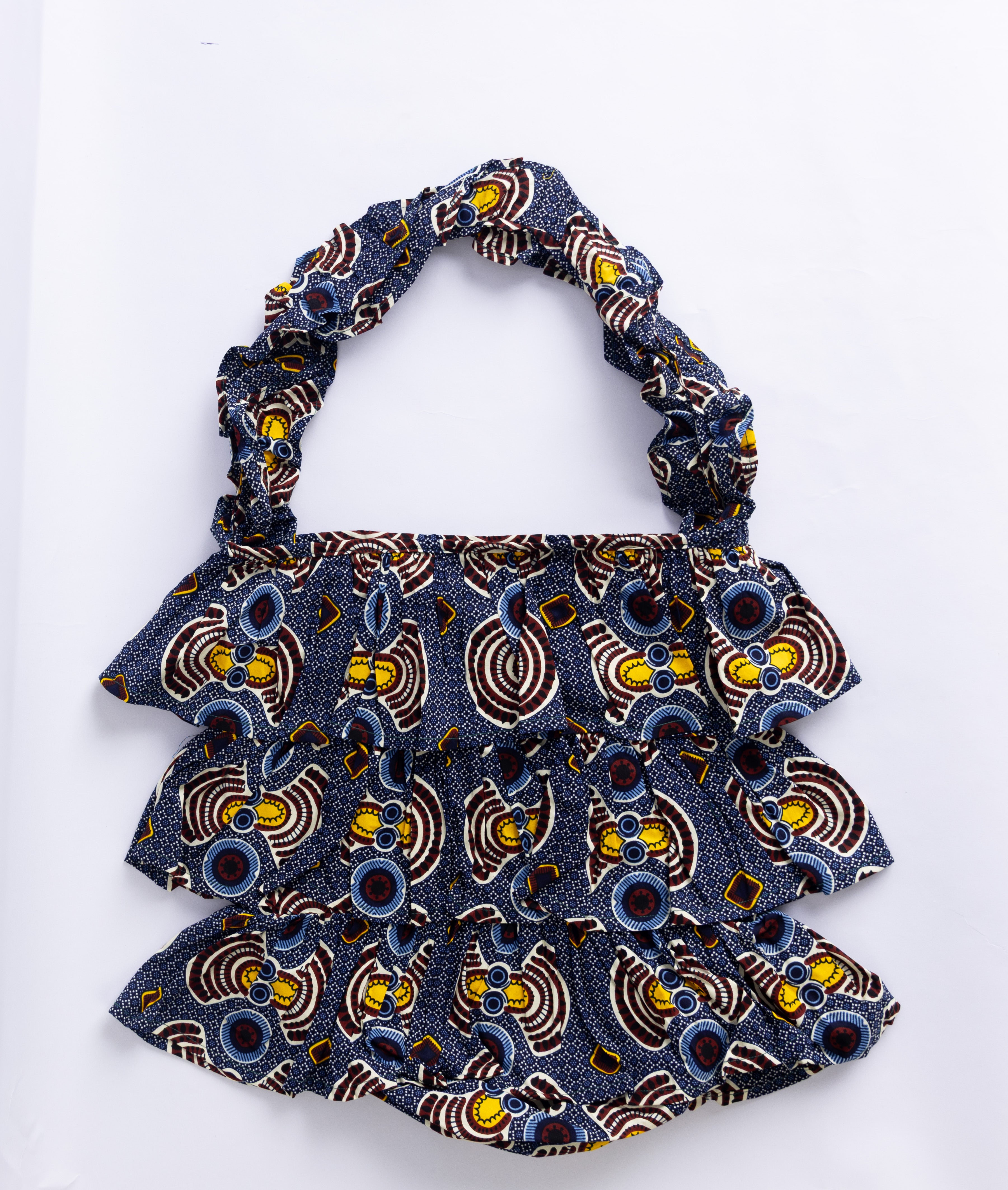 Kitenge Frill Shoulder Bag 337