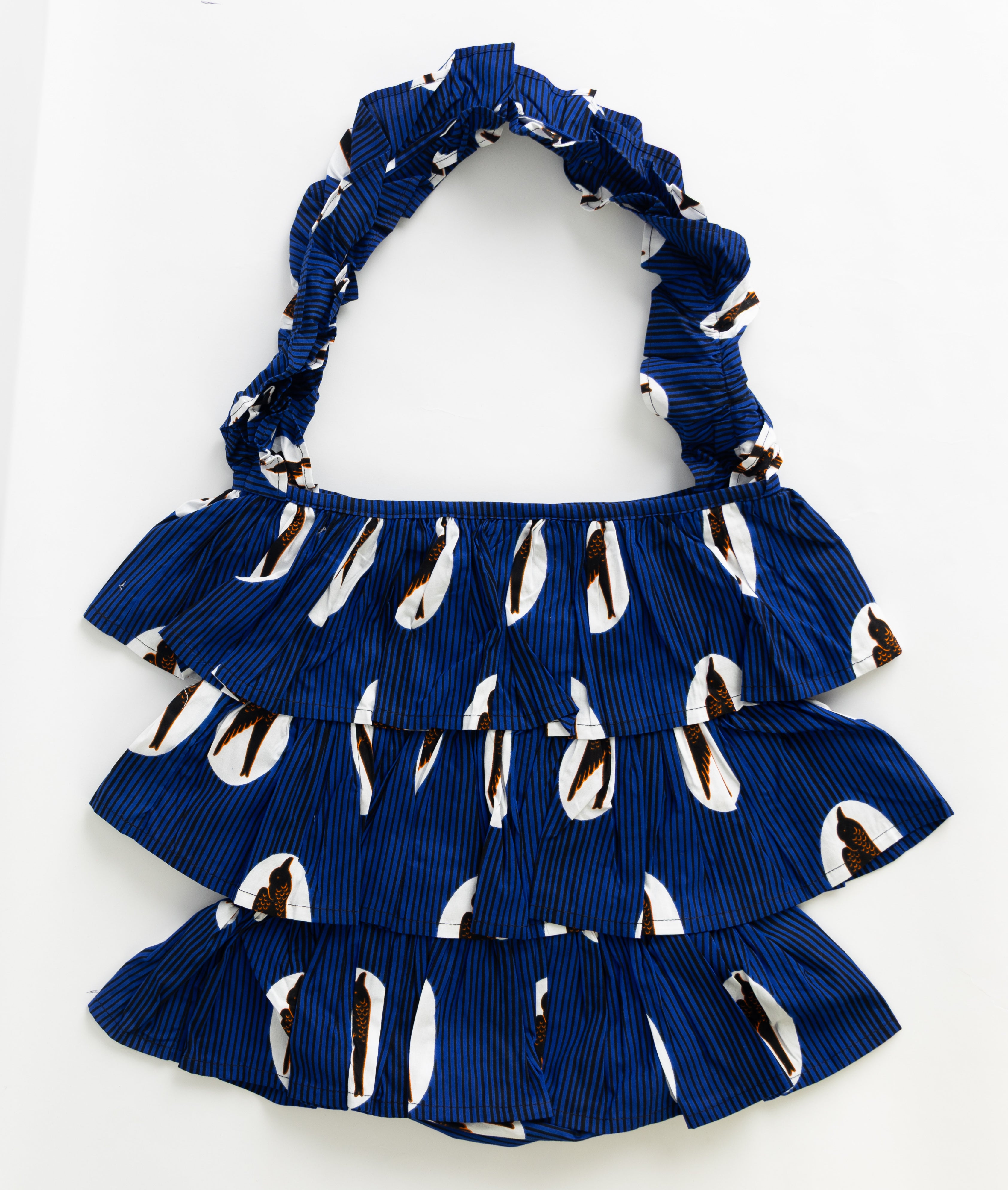 Kitenge Frill Shoulder Bag 338