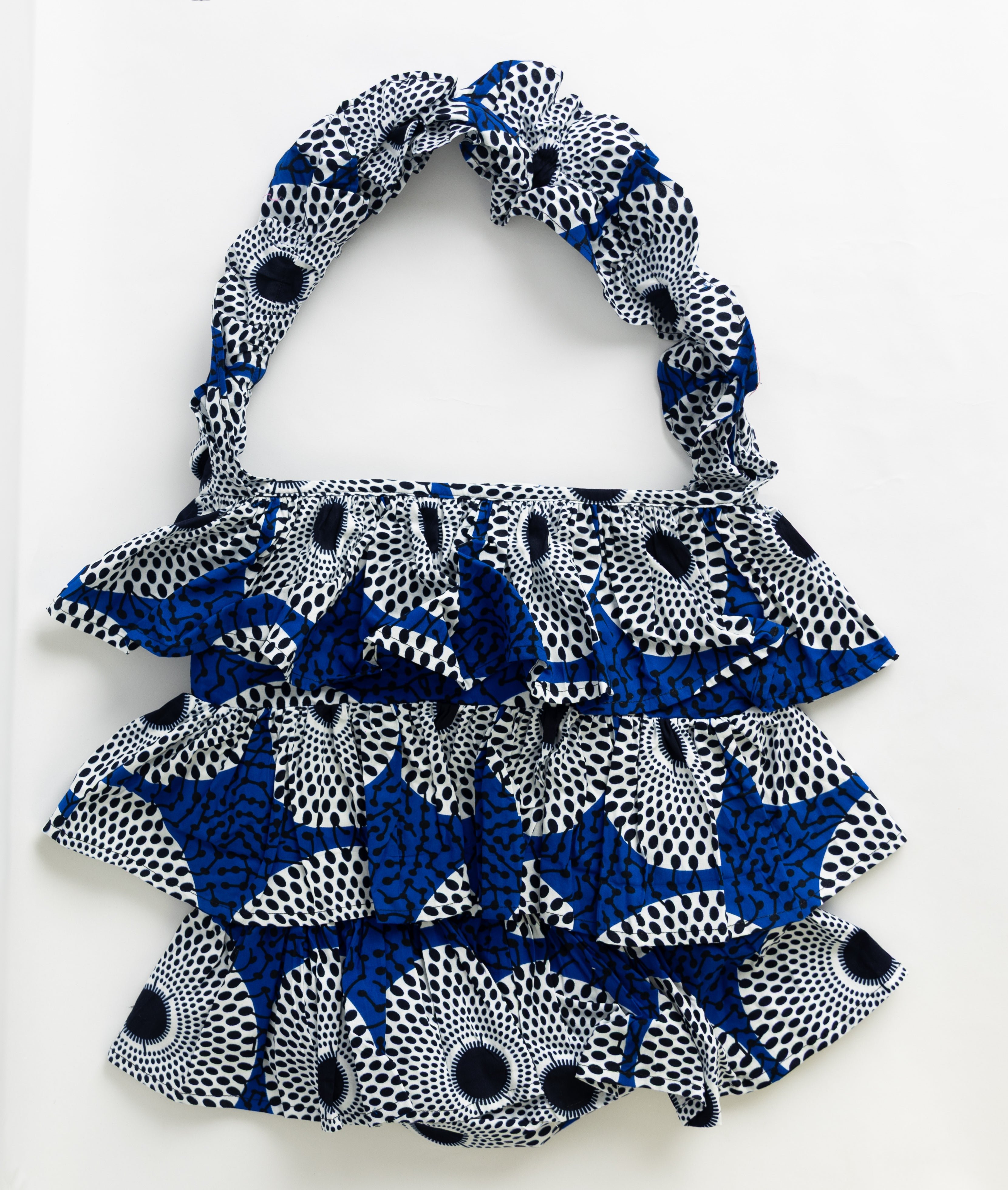 Kitenge Frill Shoulder Bag 339