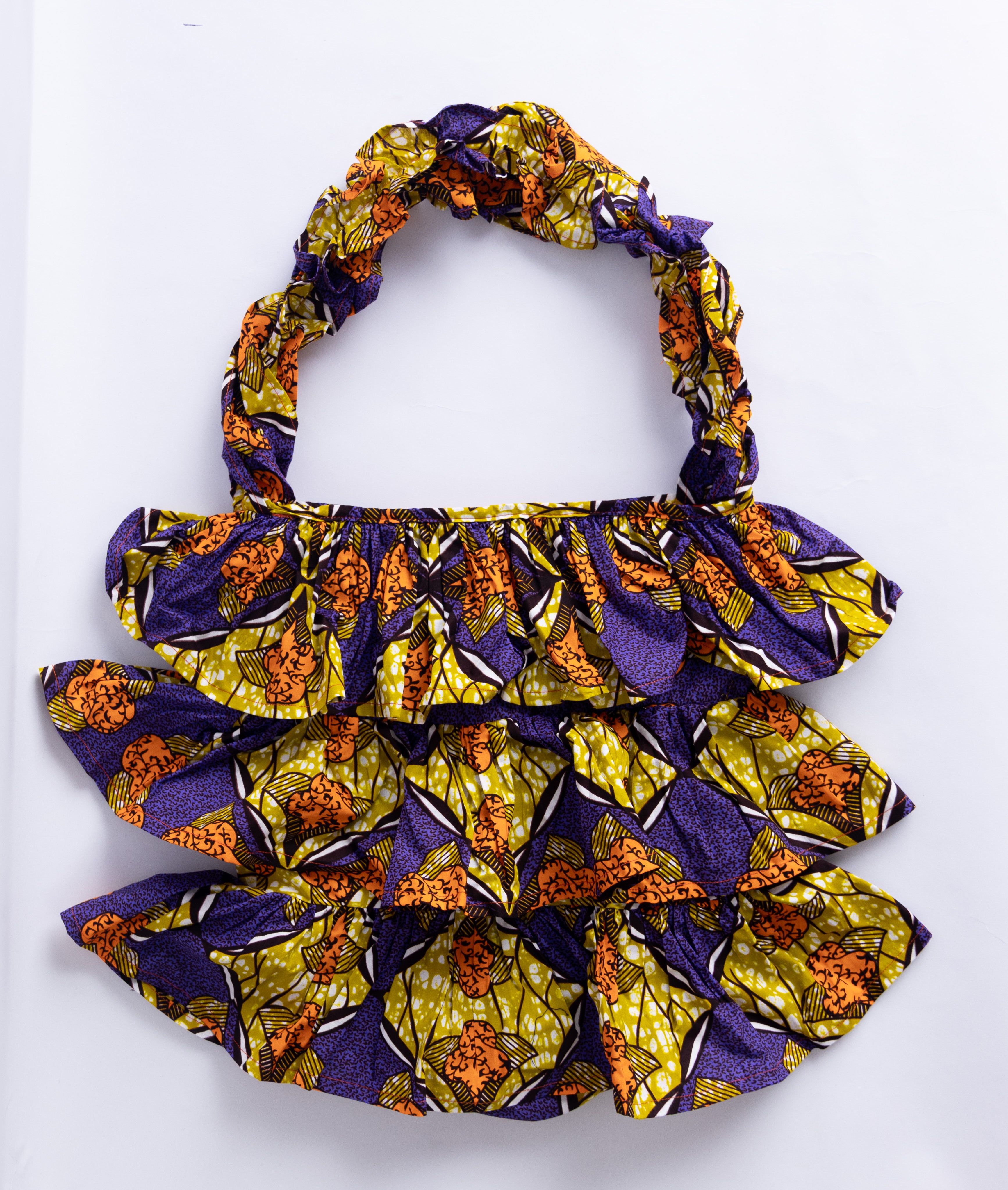 Kitenge Frill Shoulder Bag 340