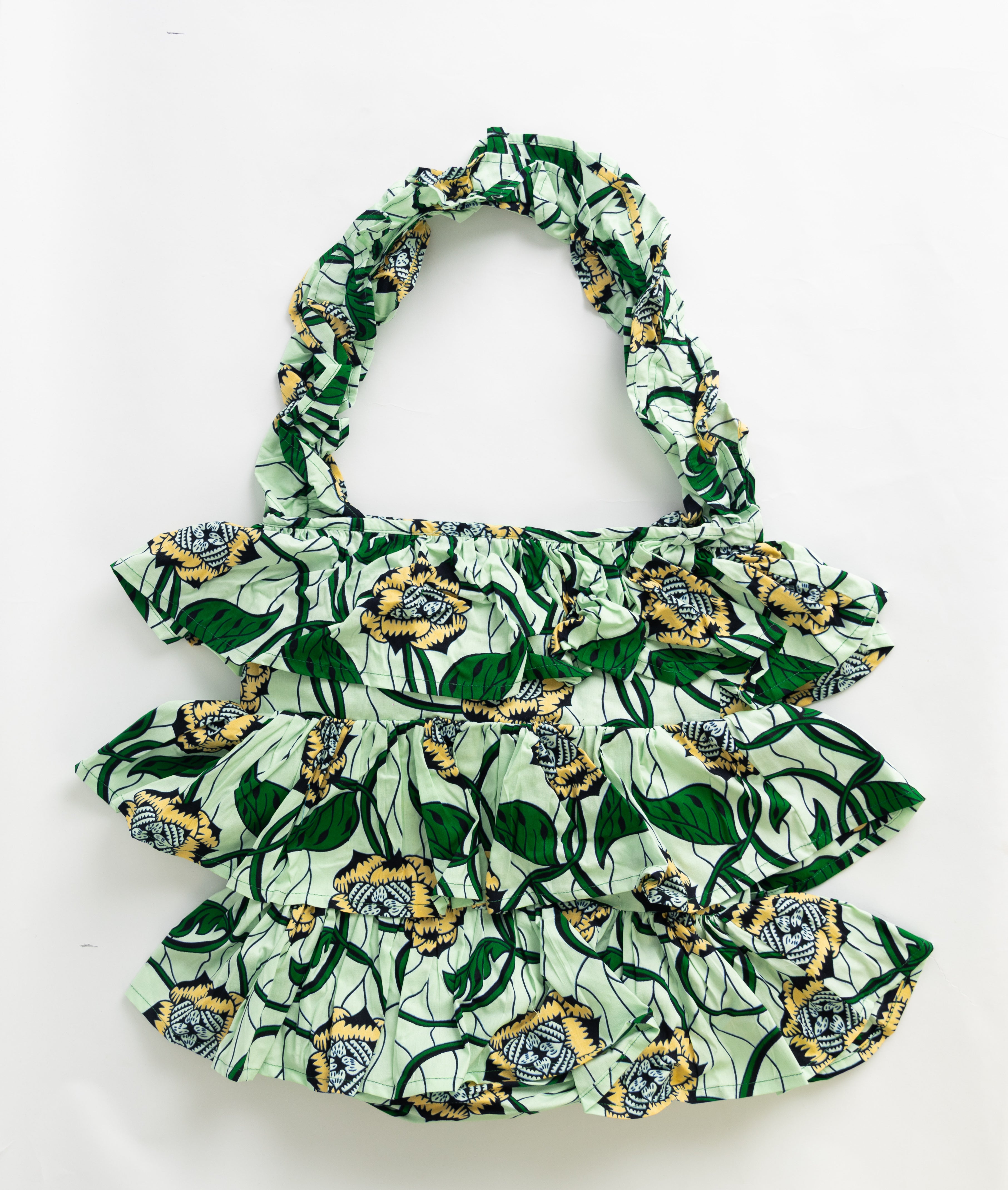 Kitenge Frill Shoulder Bag 336