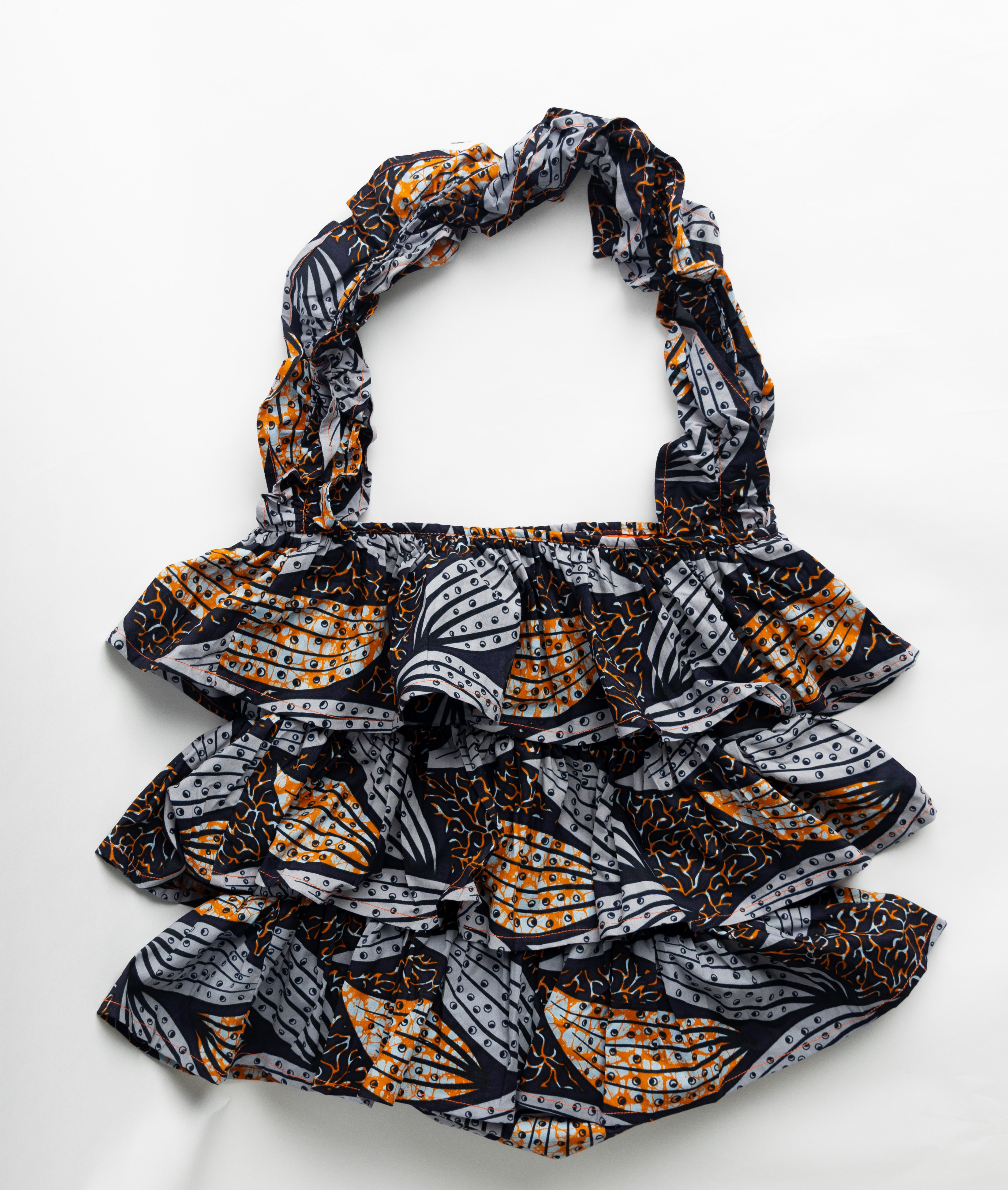 Kitenge Frill Shoulder Bag 350