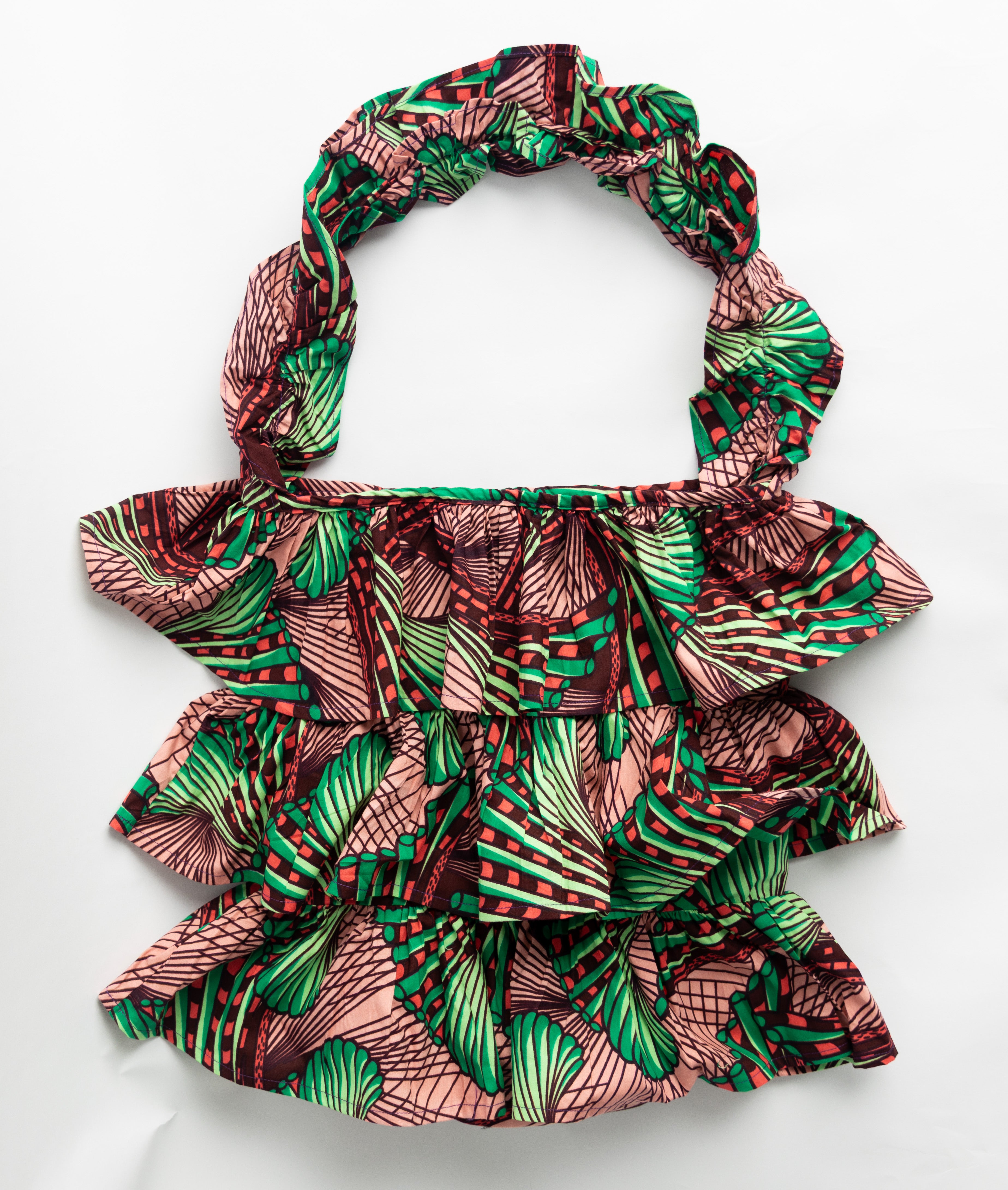 Kitenge Frill Shoulder Bag 331