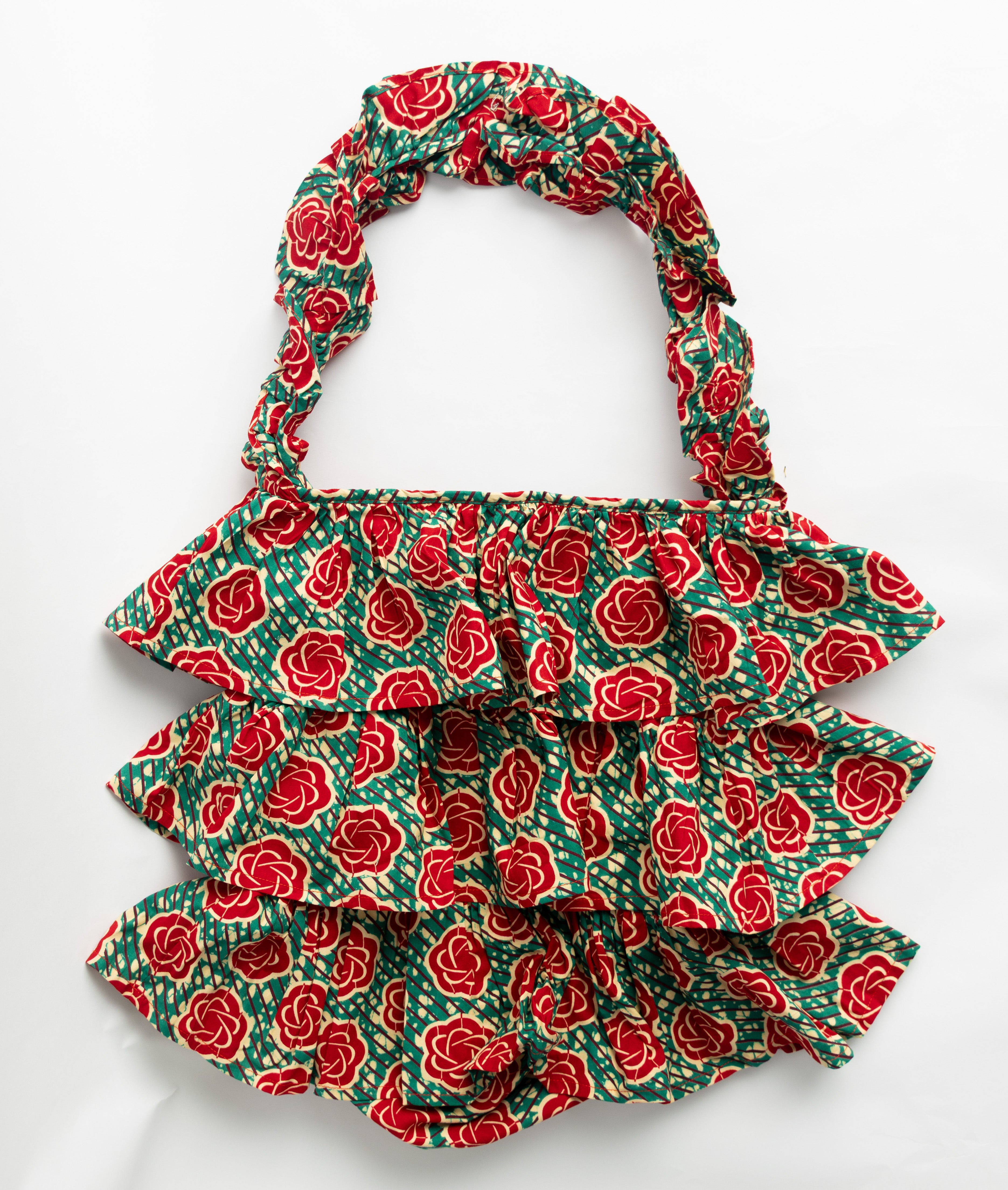 Kitenge Frill Shoulder Bag 332