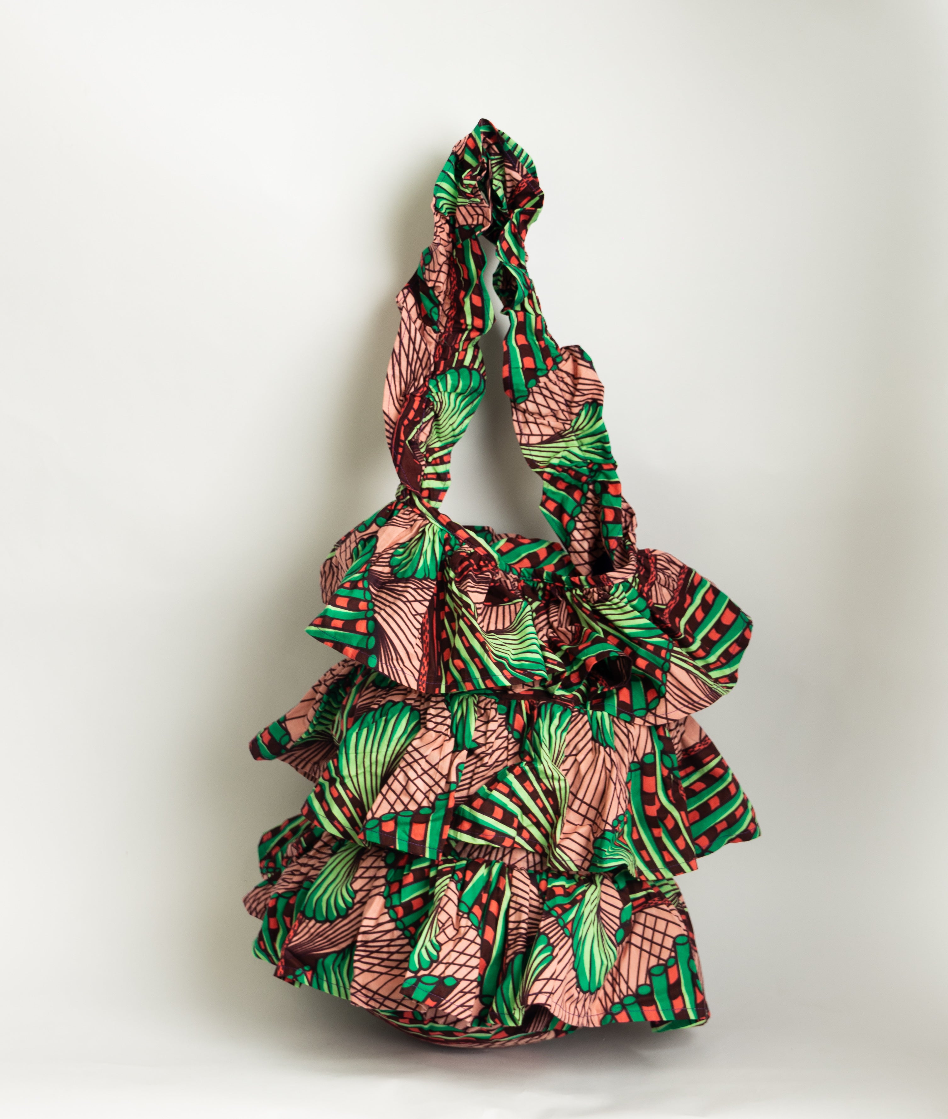 Kitenge Frill Shoulder Bag 331