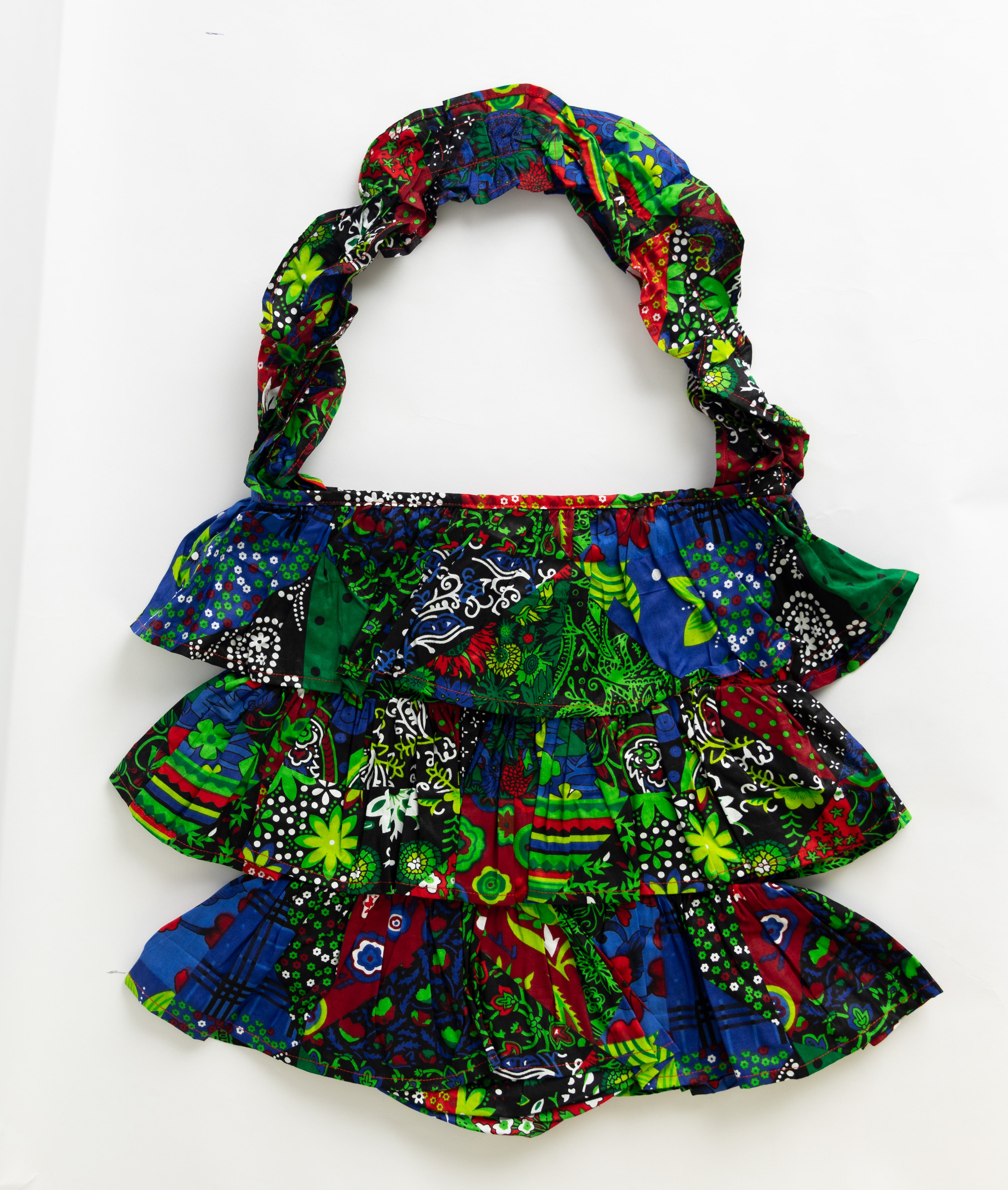 Kitenge Frill Shoulder Bag 318