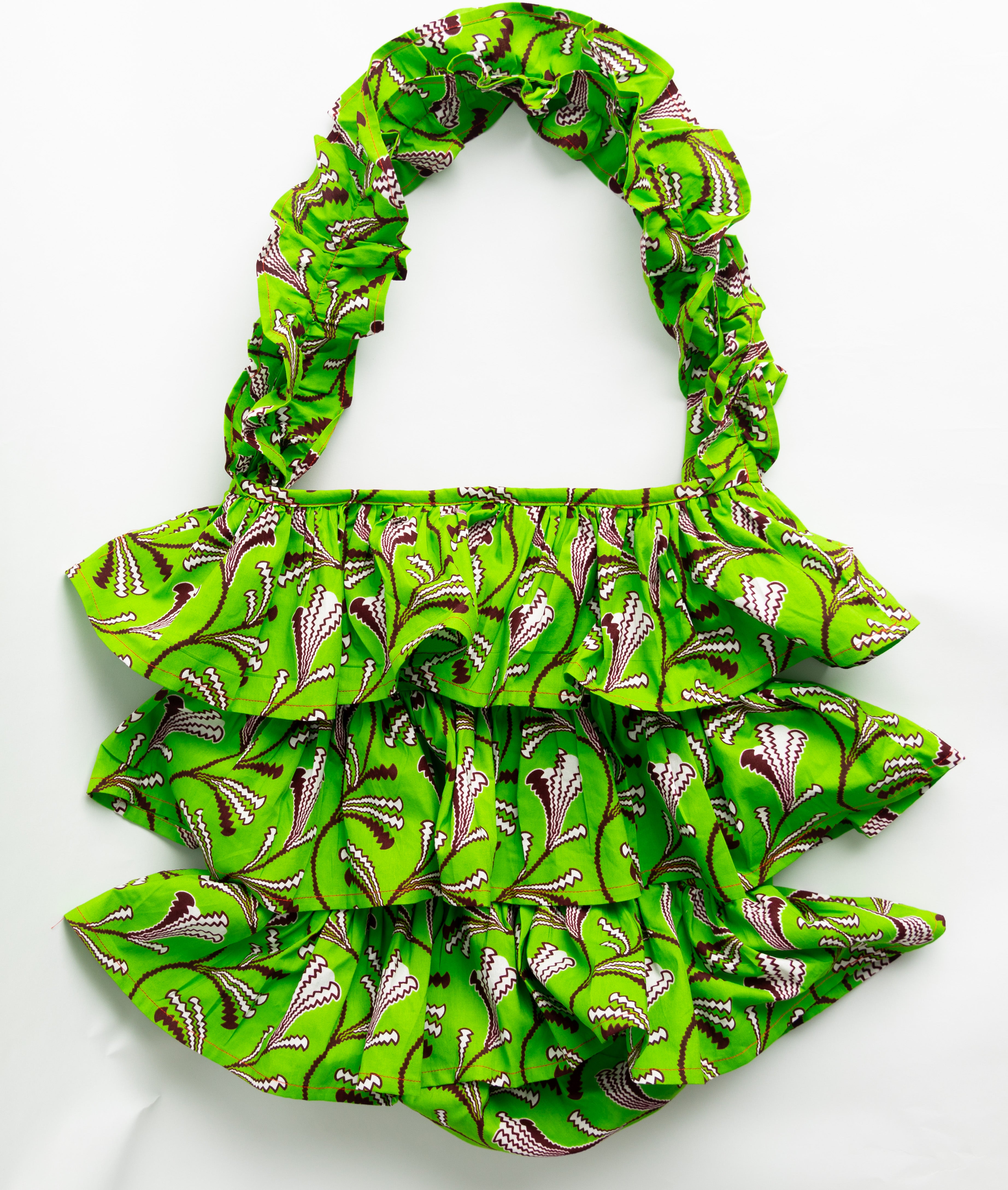 Kitenge Frill Shoulder Bag 334
