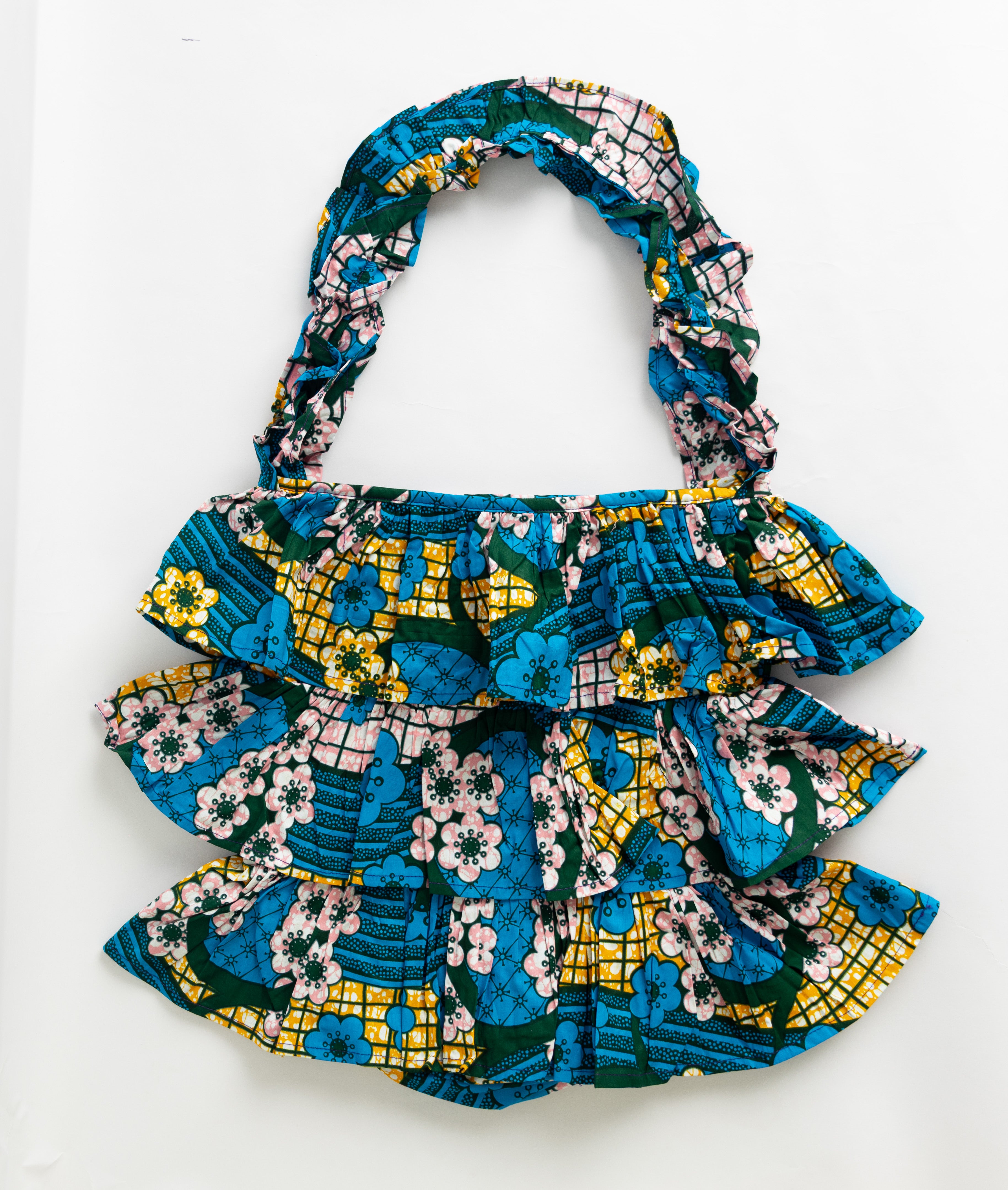 Kitenge Frill Shoulder Bag 330