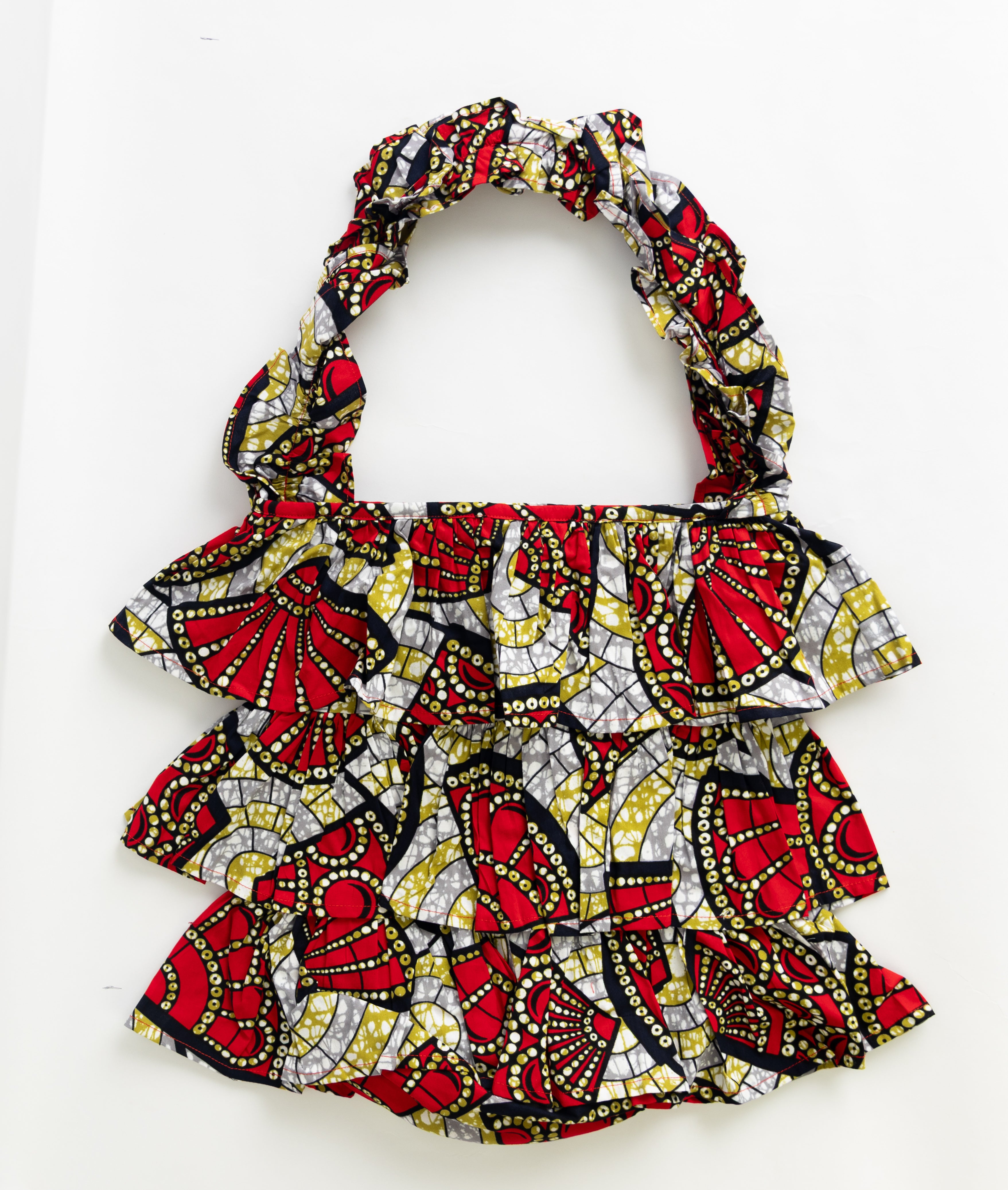 Kitenge Frill Shoulder Bag 325
