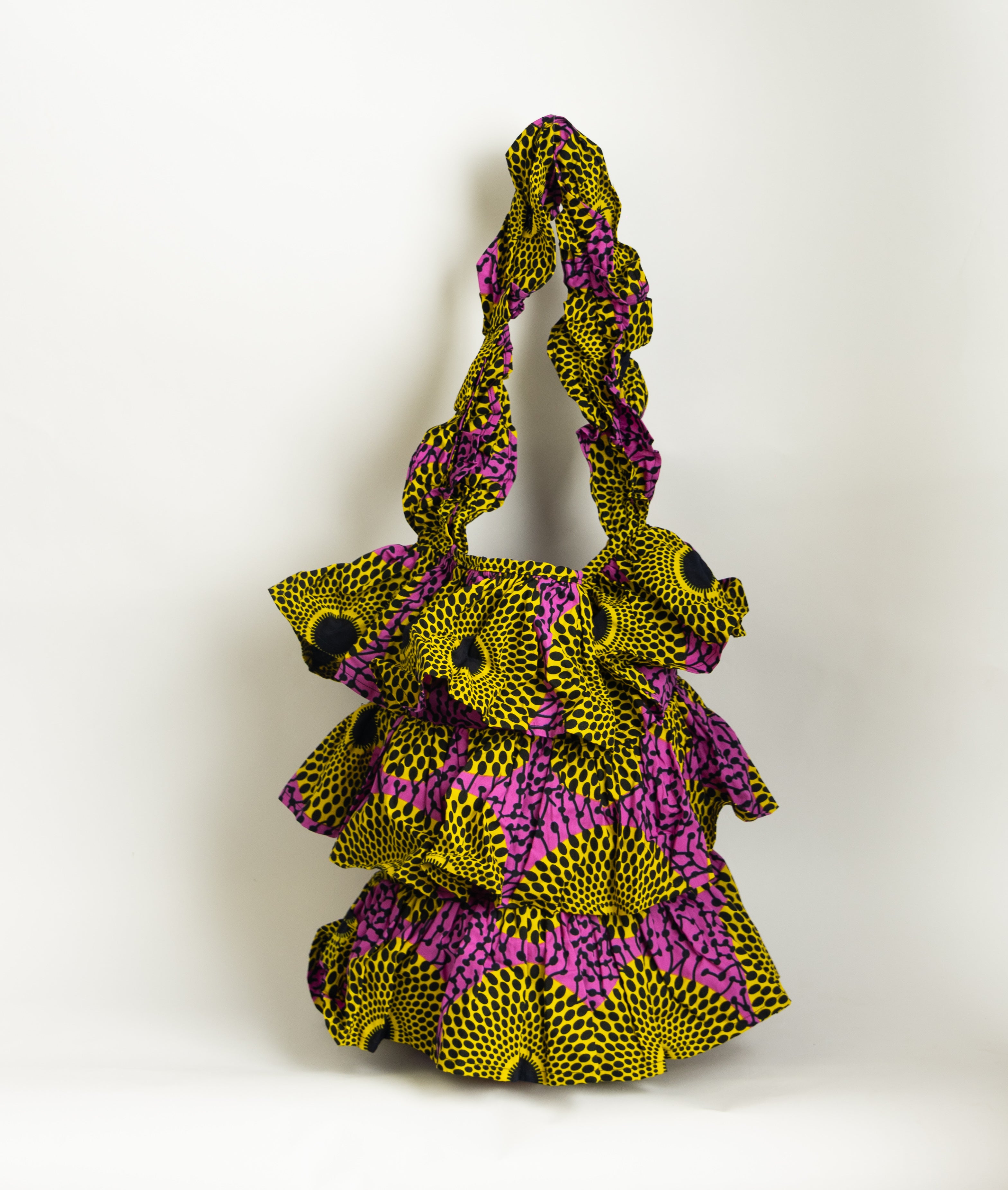 Kitenge Frill Shoulder Bag 349