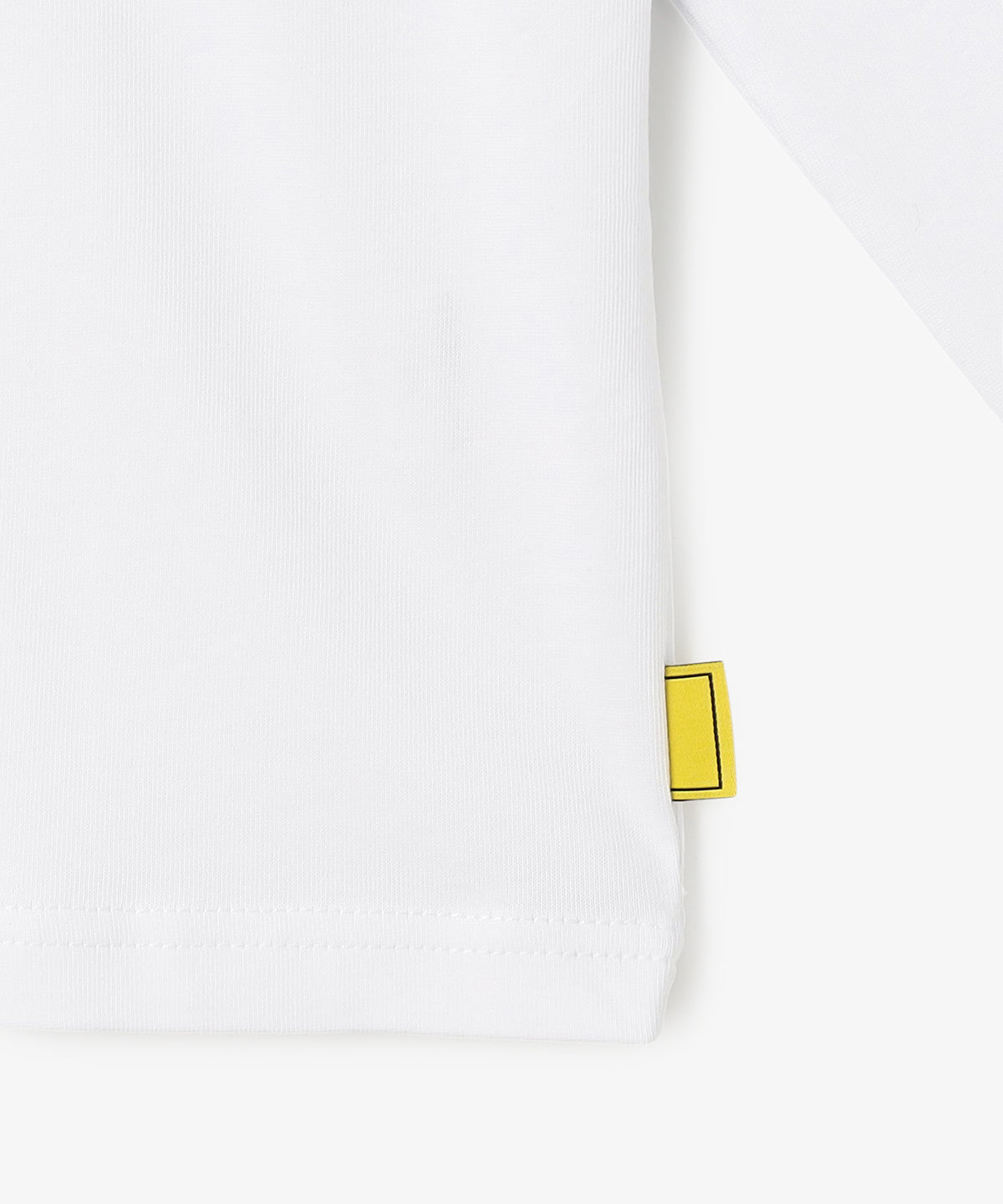 Long Sleeve T-Shirts Embroidary Logo WHITE