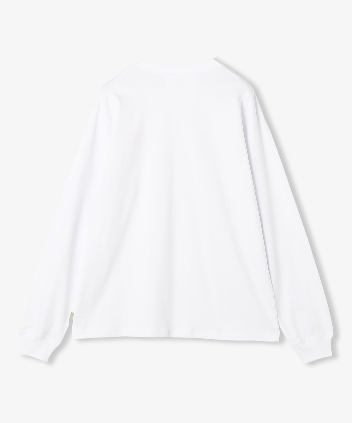 Long Sleeve T-Shirts Embroidary Logo WHITE