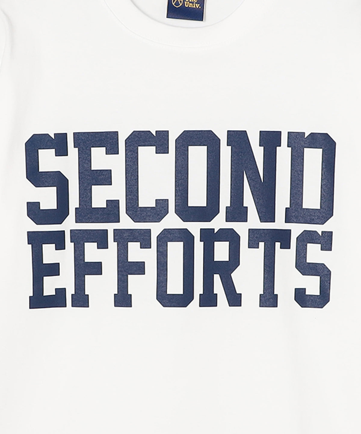 SECOND EFFORT Tシャツ WHITE