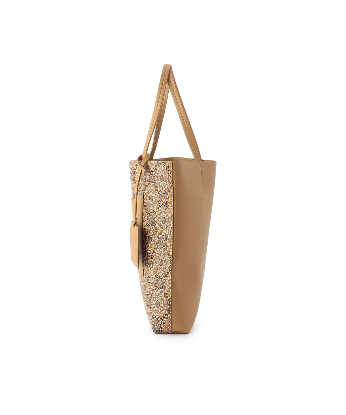 Fake Leather Printed Tote Bag (Large) BEIGE | バッグ | CLOUDY公式 