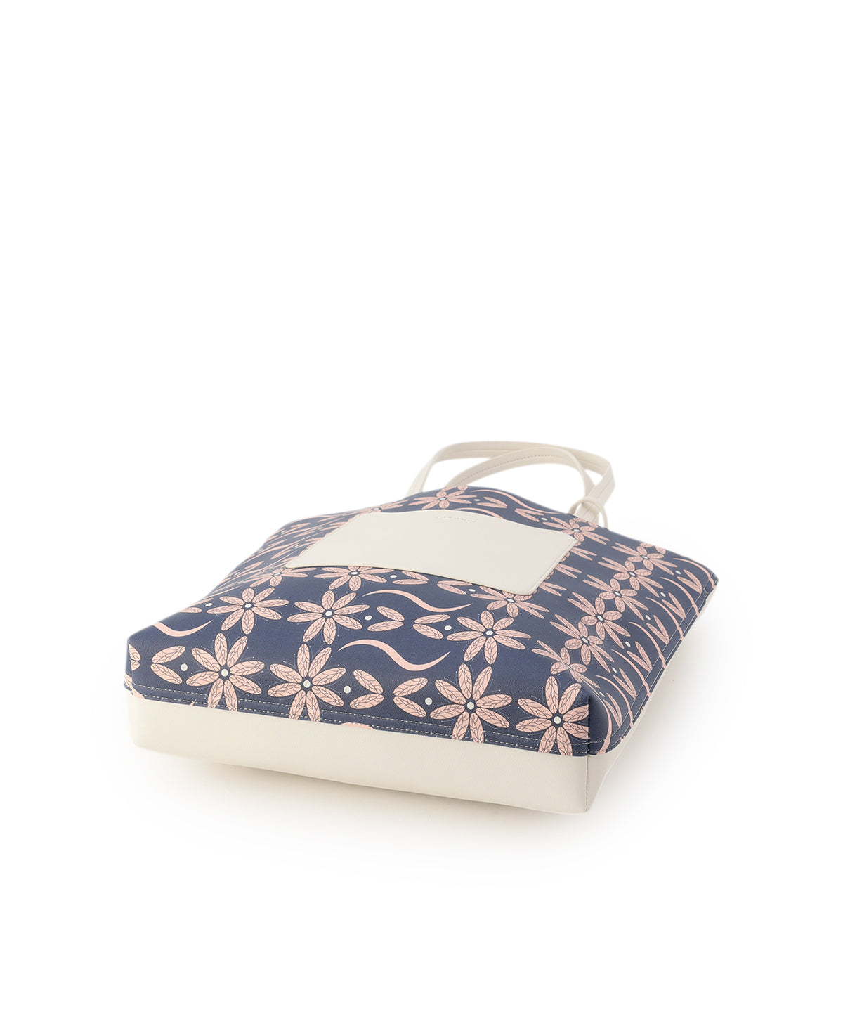 Fake Leather Printed Tote Bag (Large) WHITE | バッグ | CLOUDY公式通販サイト