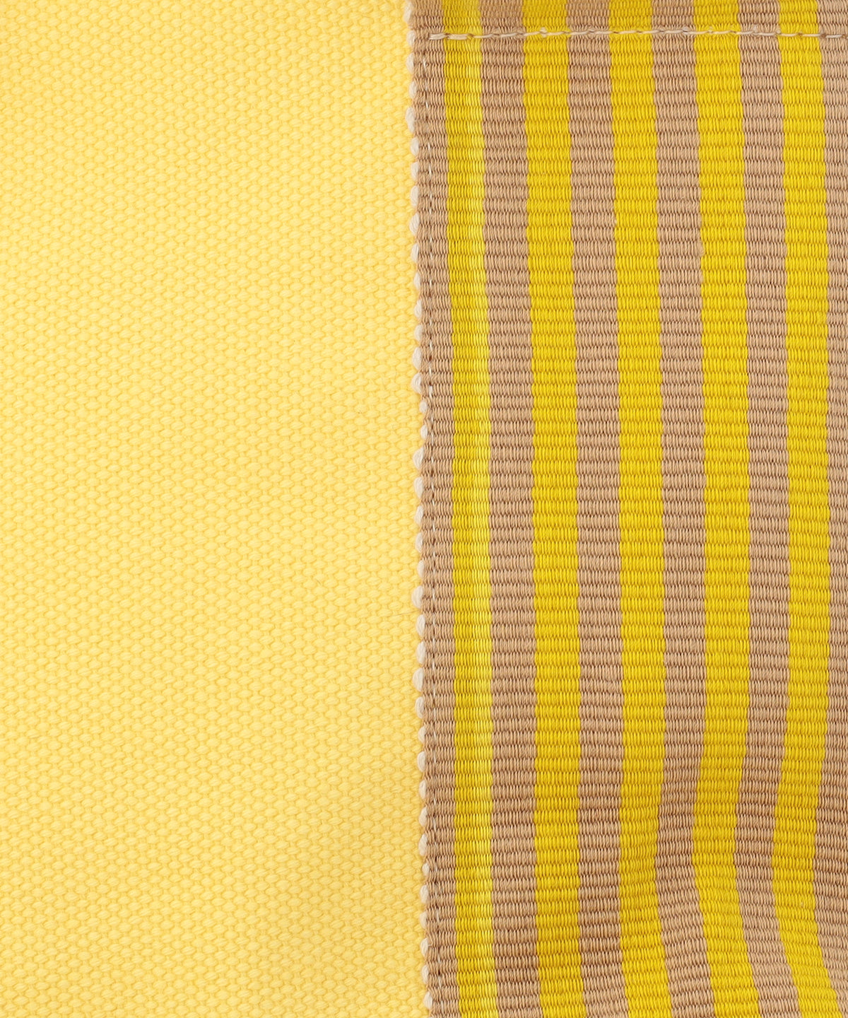 フリンジケンテキャンバストート（Sサイズ）YELLOW×BEIGE