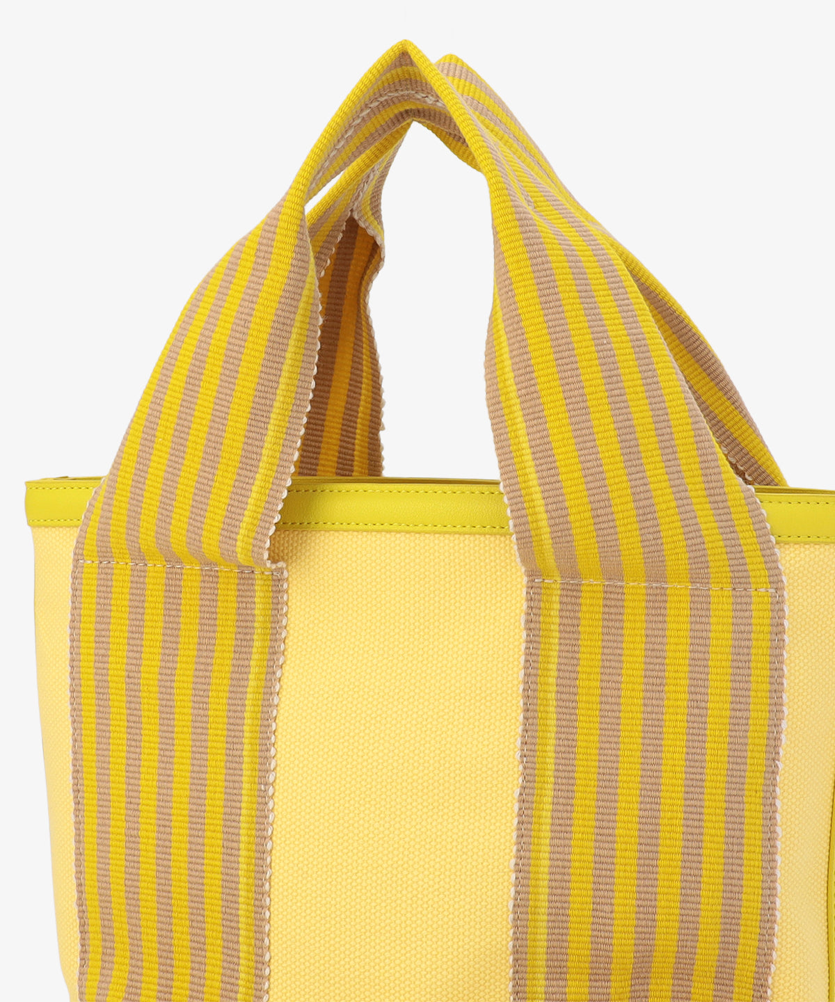 フリンジケンテキャンバストート（Sサイズ）YELLOW×BEIGE