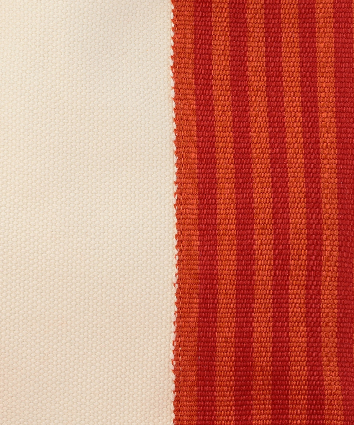 フリンジケンテキャンバストート（Sサイズ）ORANGE×RED