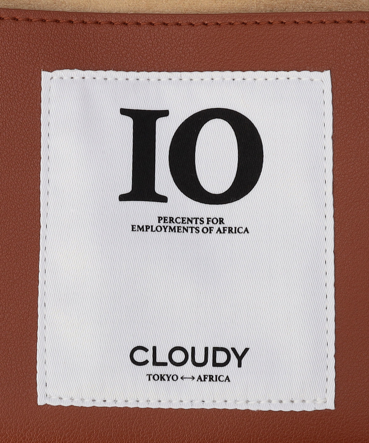 フリンジケンテキャンバストート（Sサイズ）ORANGE×RED