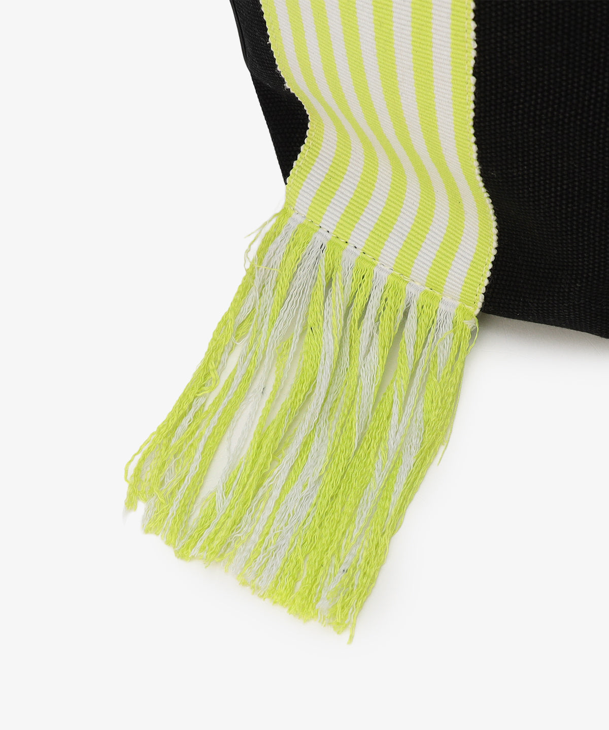 フリンジケンテキャンバストート（Sサイズ）LIME×WHITE