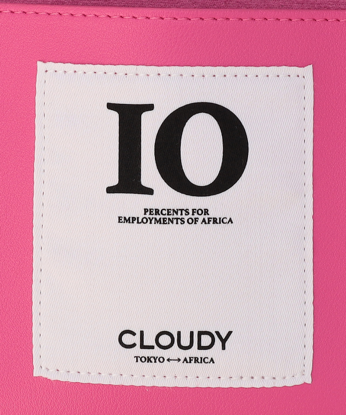 フリンジケンテキャンバストート（Sサイズ）PINK×RED