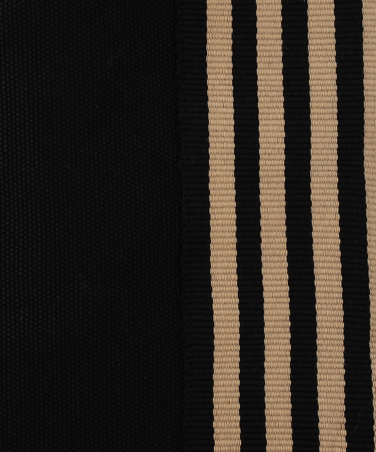 フリンジケンテキャンバストート（Mサイズ）BLACK×BEIGE