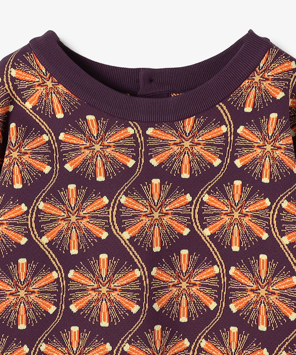 2WAYニットカーディガン STAR THUNDER ORANGE