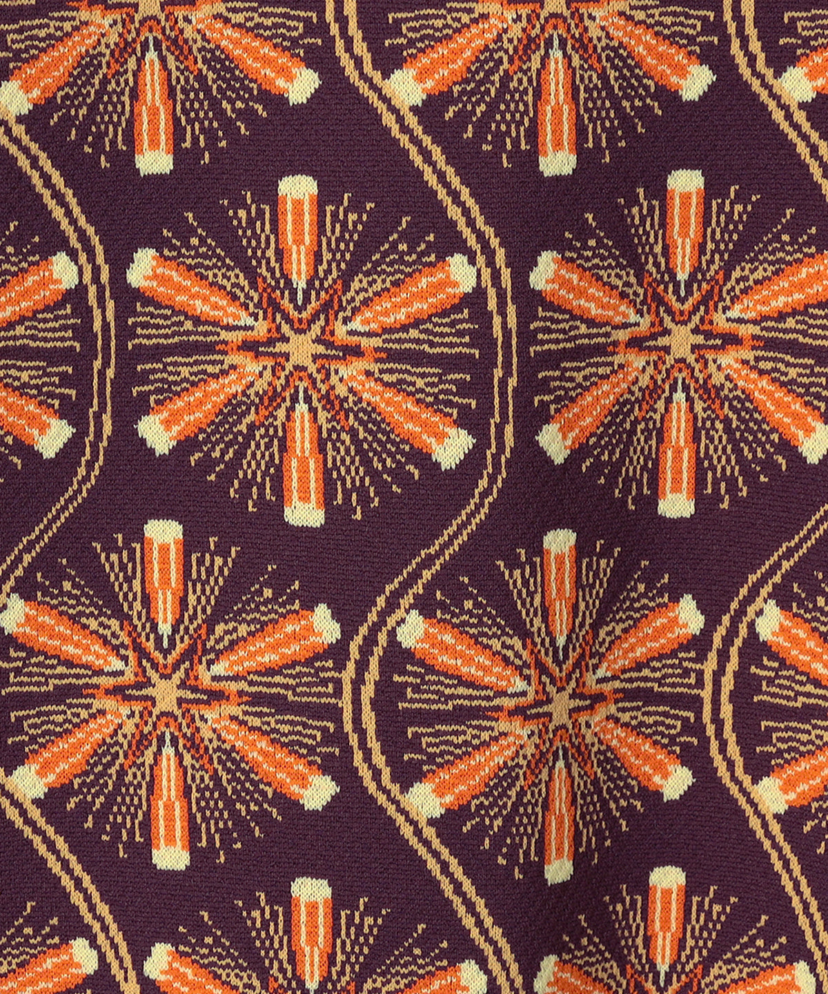 2WAYニットカーディガン STAR THUNDER ORANGE