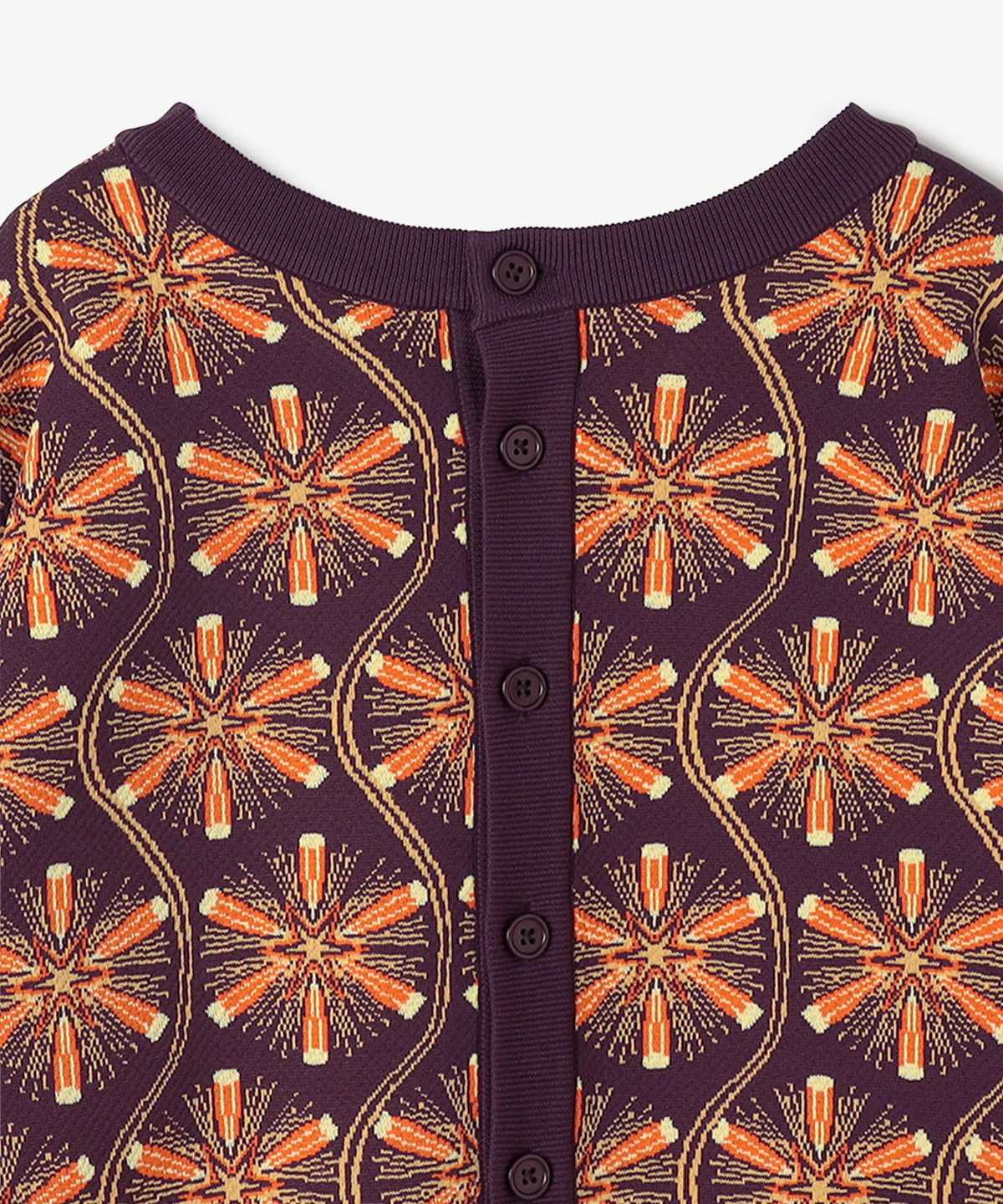 2WAYニットカーディガン STAR THUNDER ORANGE