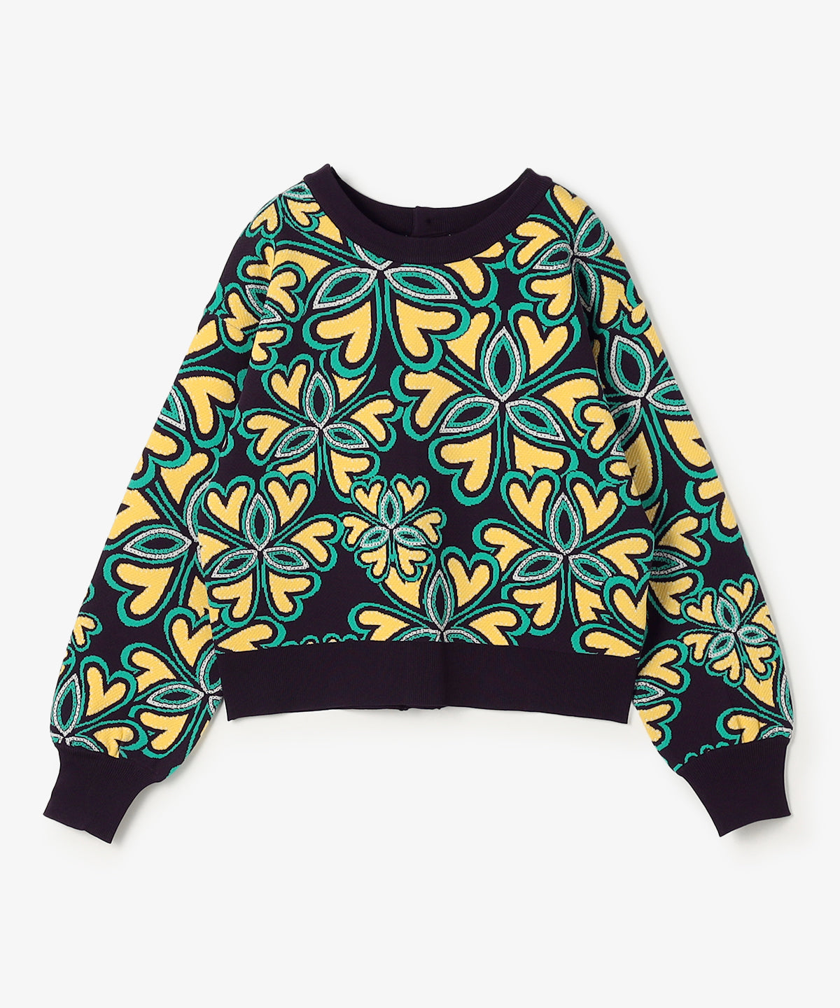 2WAYニットカーディガン LOVE MATTER GREEN