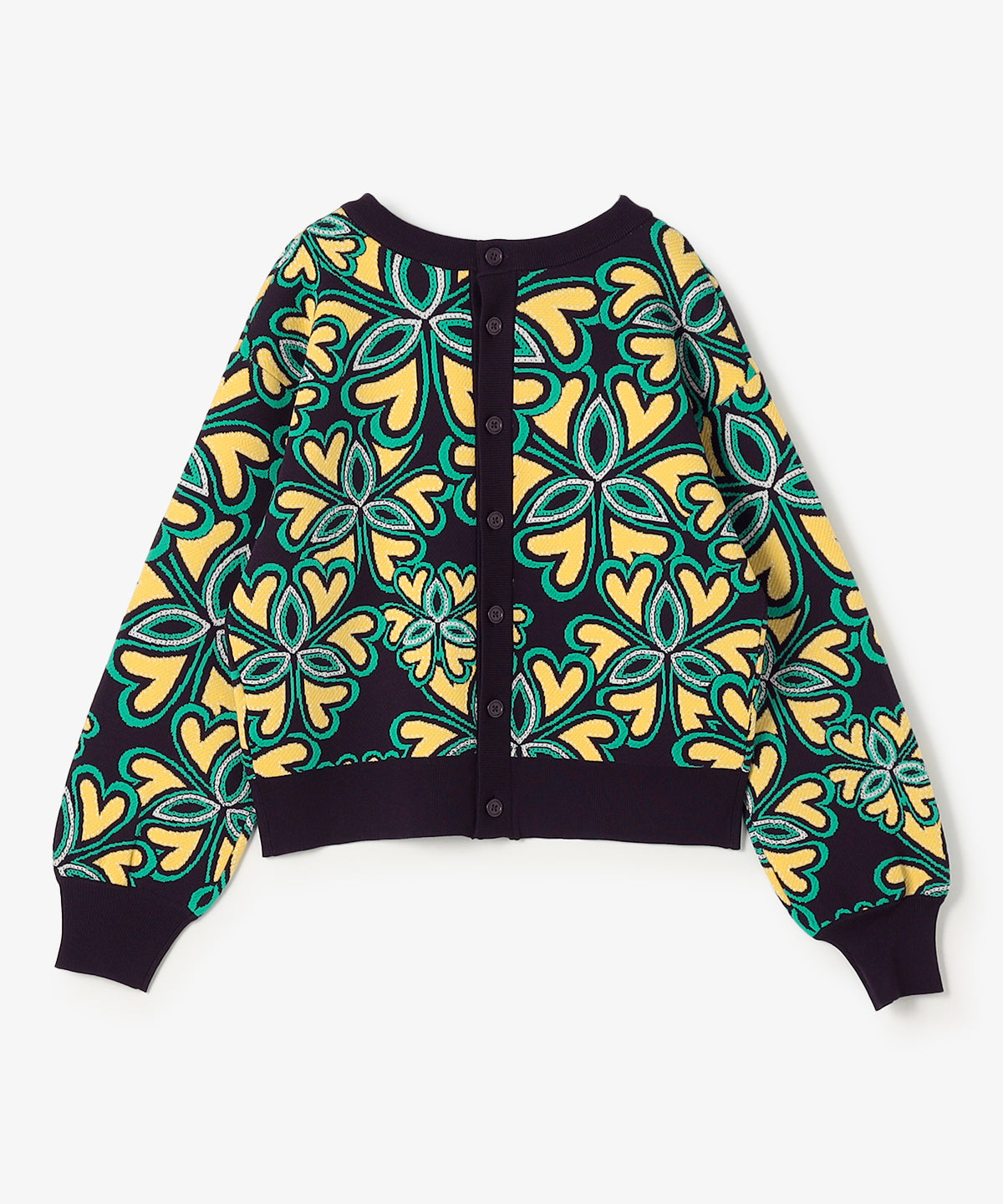 2WAYニットカーディガン LOVE MATTER GREEN