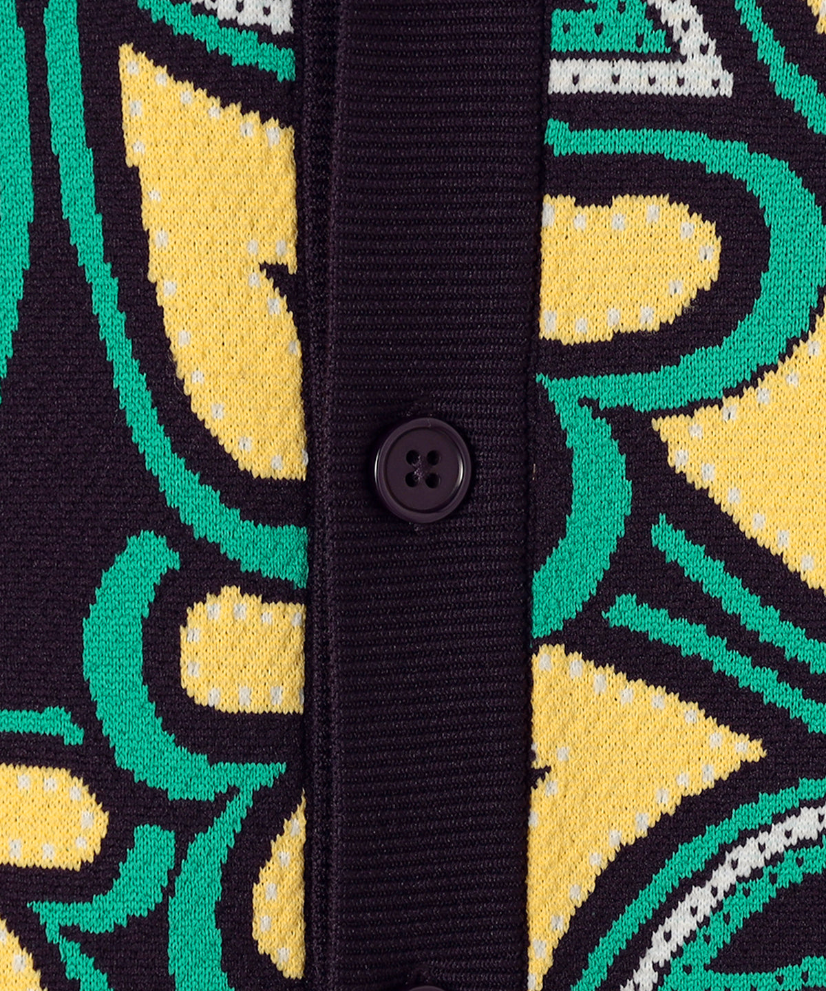 2WAYニットカーディガン LOVE MATTER GREEN