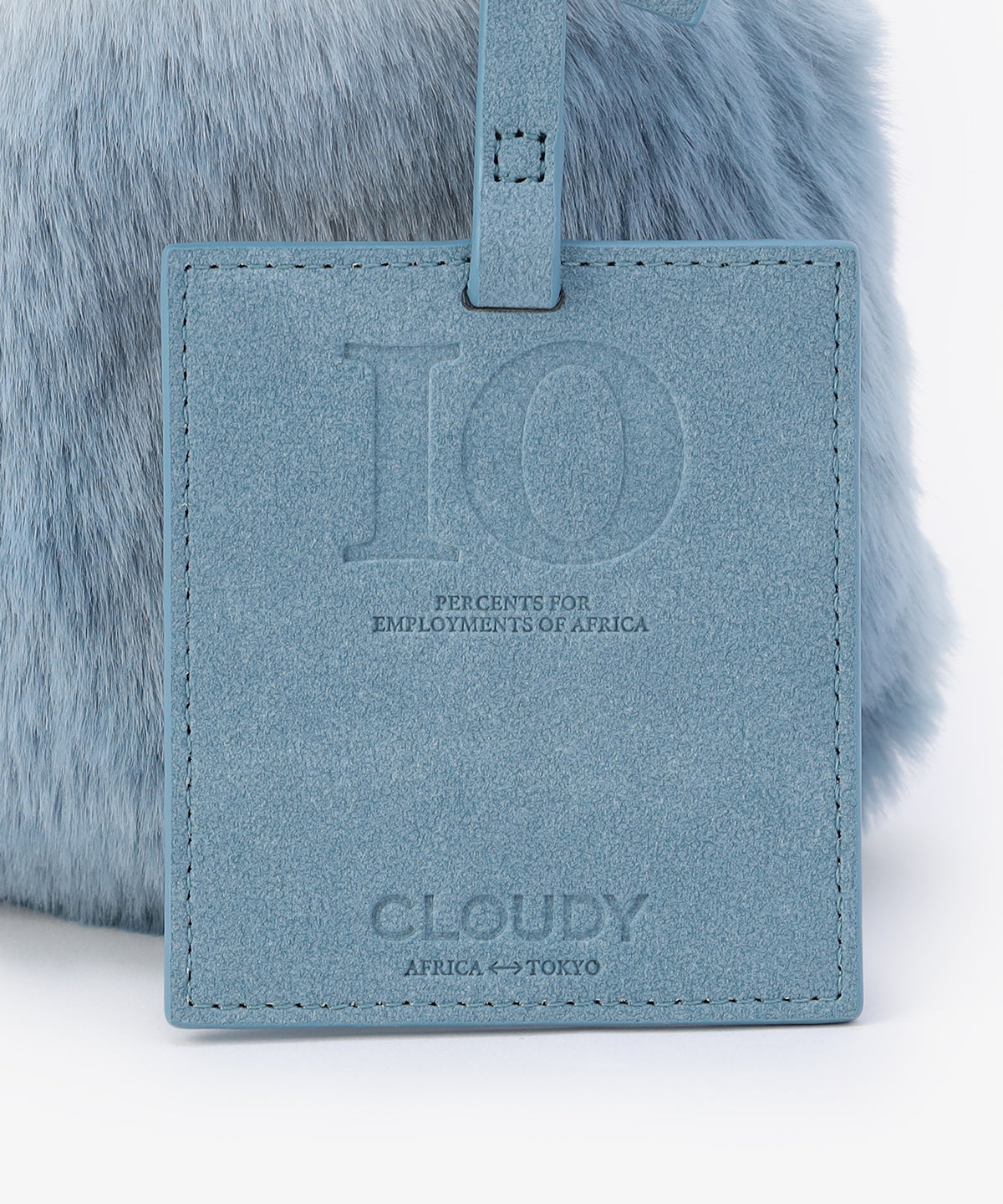 エコファーコンビニバッグ SAX