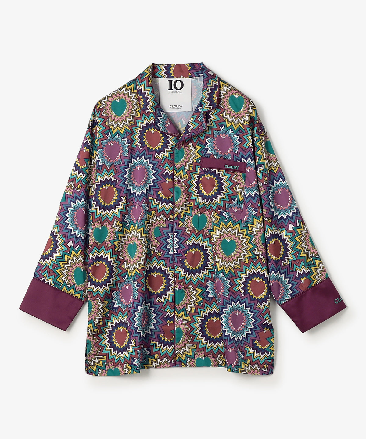 CLOUDY サテンパジャマセット Heartscape