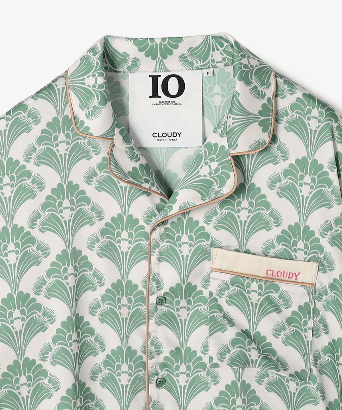 CLOUDY サテンパジャマセット Enigmatic elegance