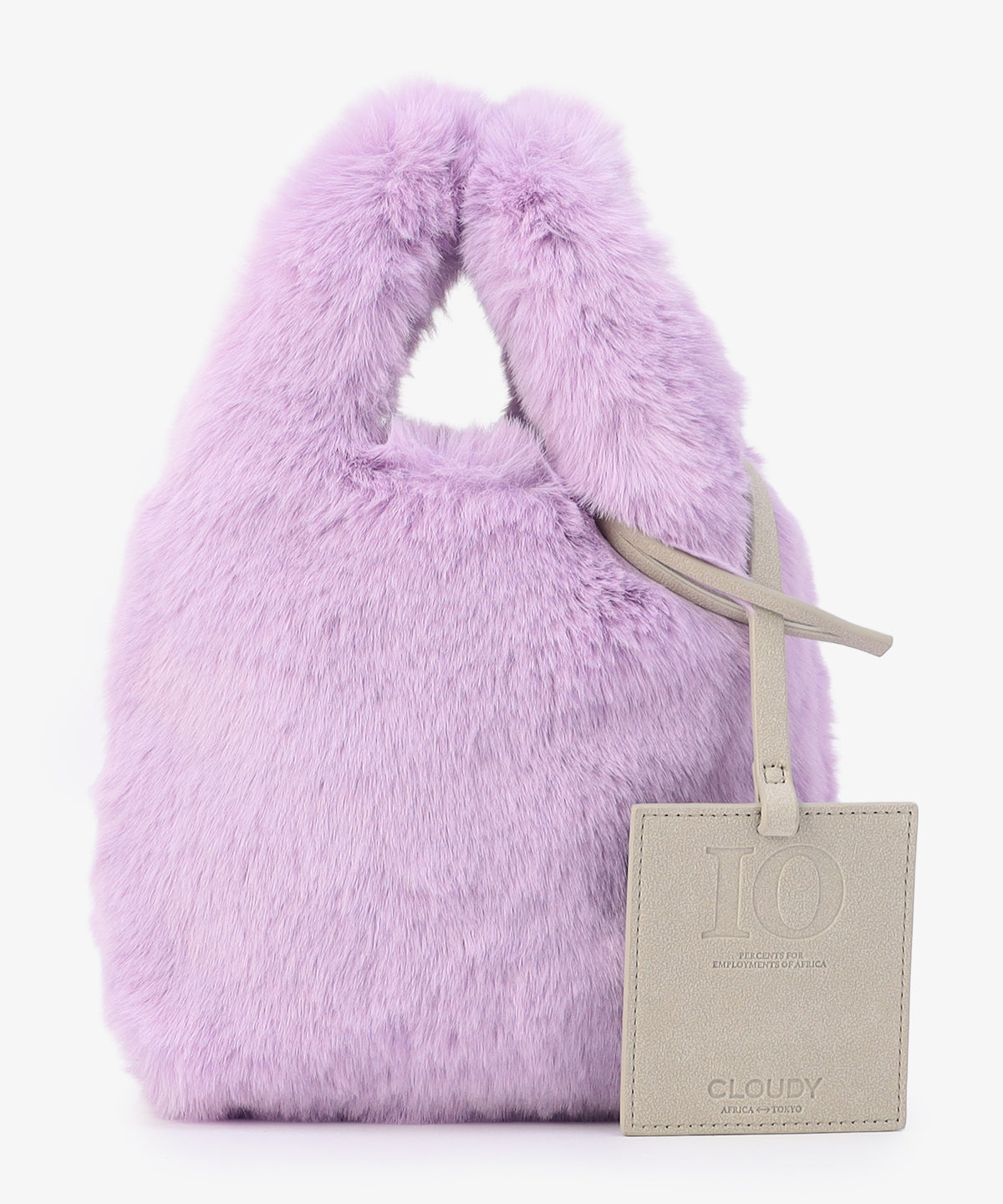 エコファーコンビニバッグ　PURPLE