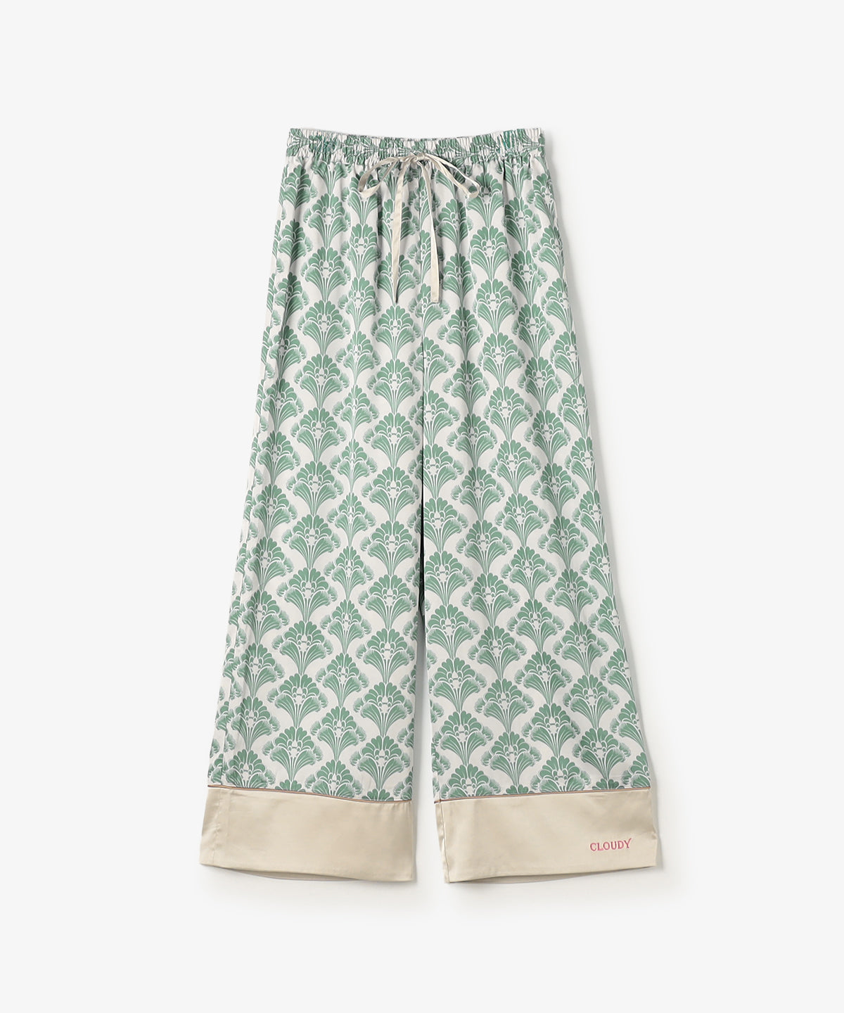 CLOUDY サテンパジャマセット Enigmatic elegance