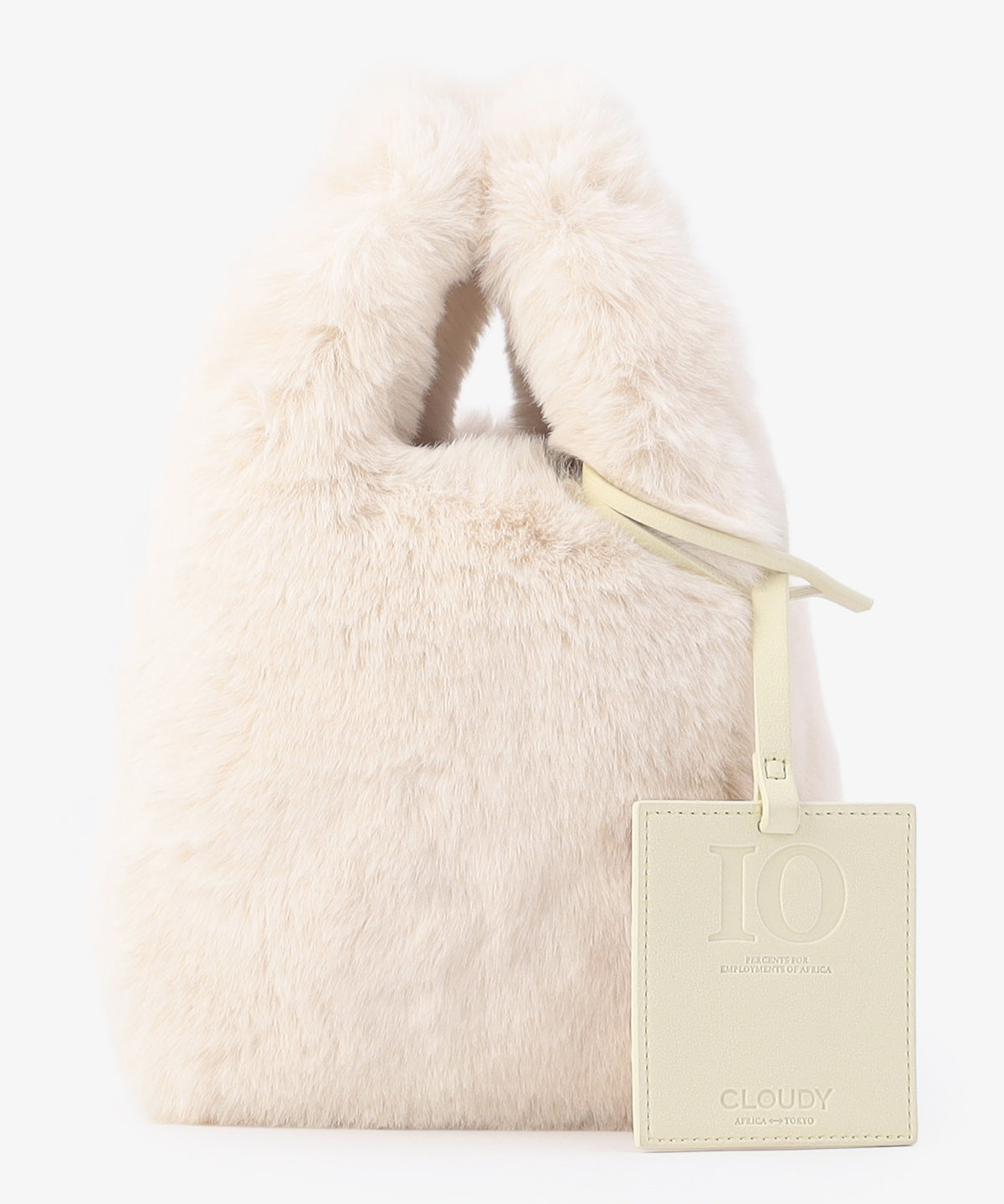 エコファーコンビニバッグ OFF WHITE