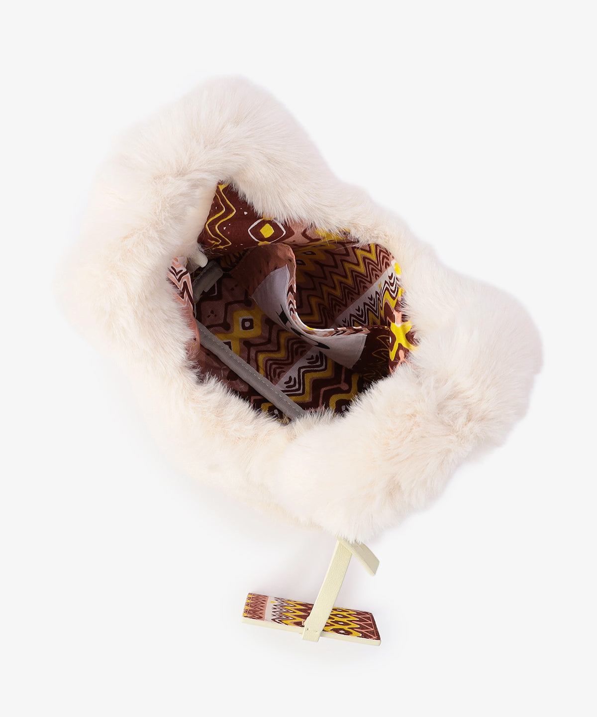 エコファーコンビニバッグ OFF WHITE