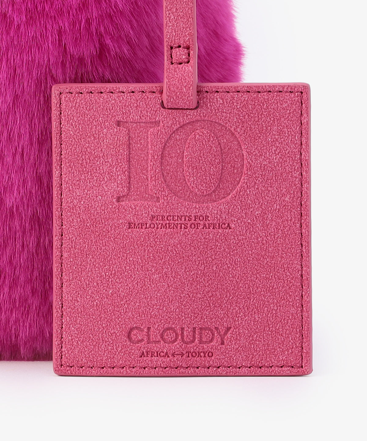 エコファーコンビニバッグ PINK