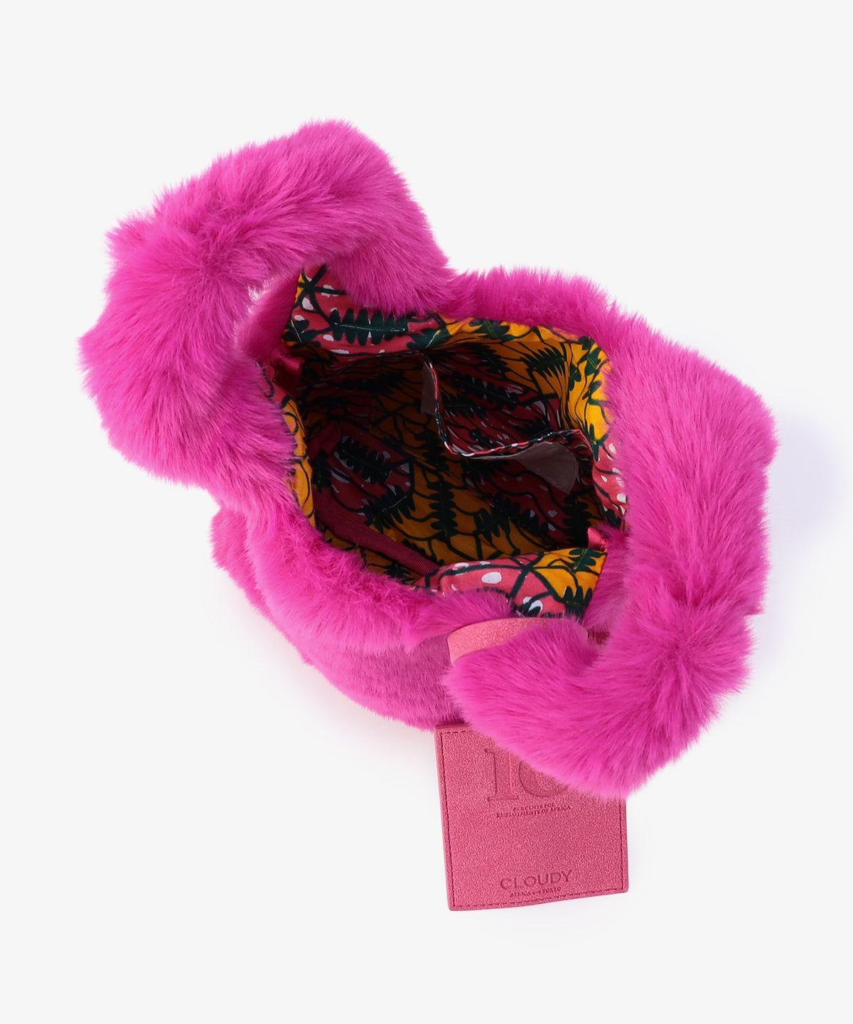 エコファーコンビニバッグ PINK