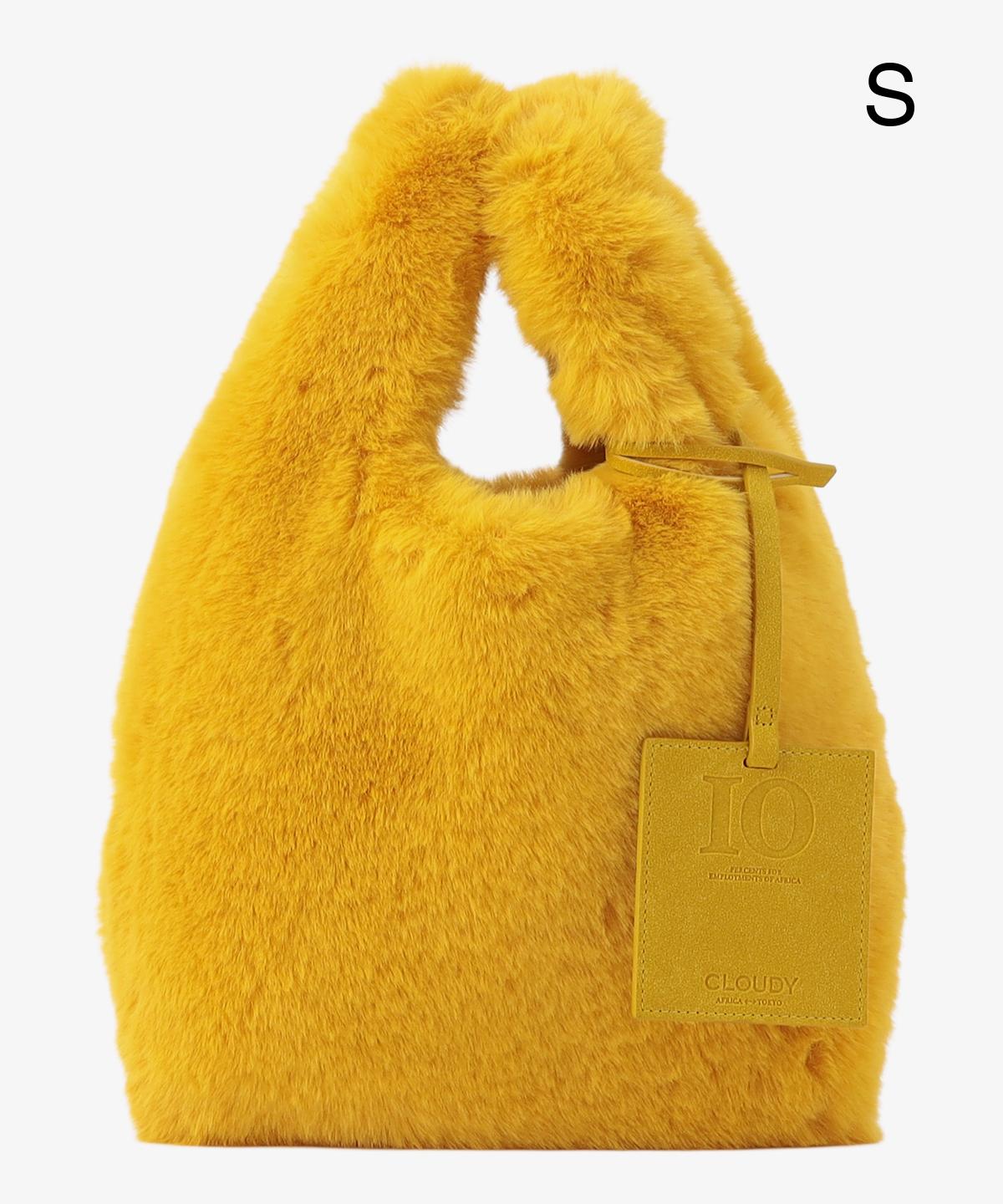 【新品・未使用】G/FORE ジーフォア　モコモコカートバッグ イエローファー エコファーコンビニバッグ YELLOW