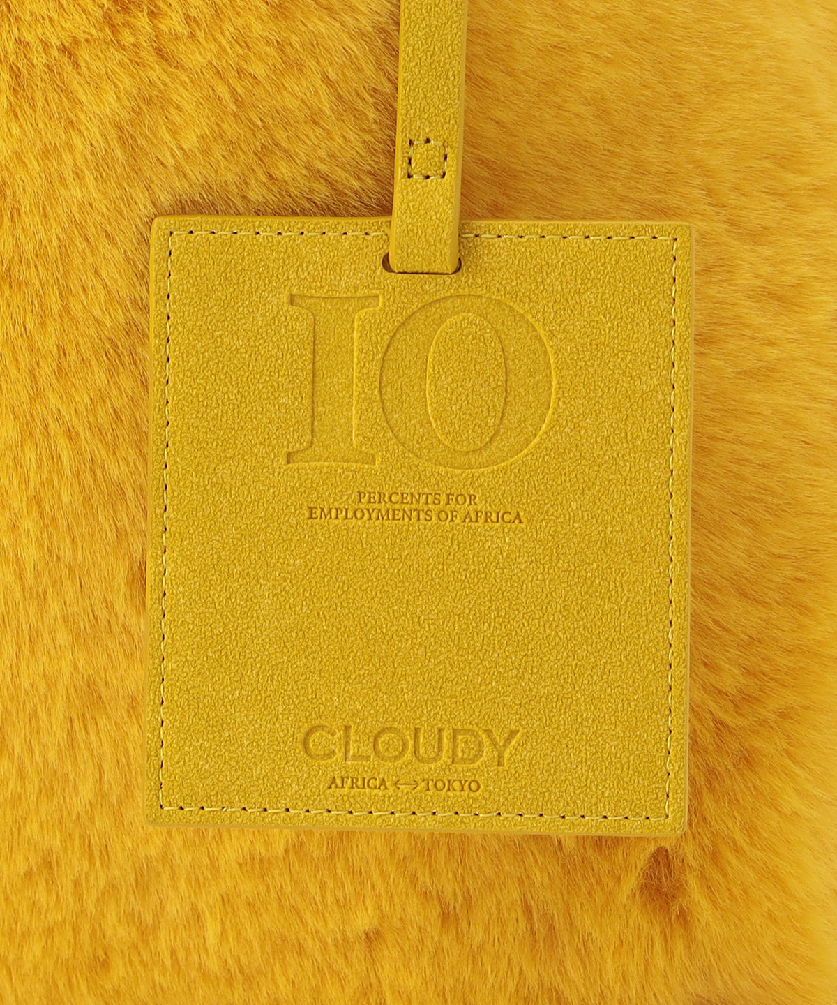 エコファーコンビニバッグ YELLOW