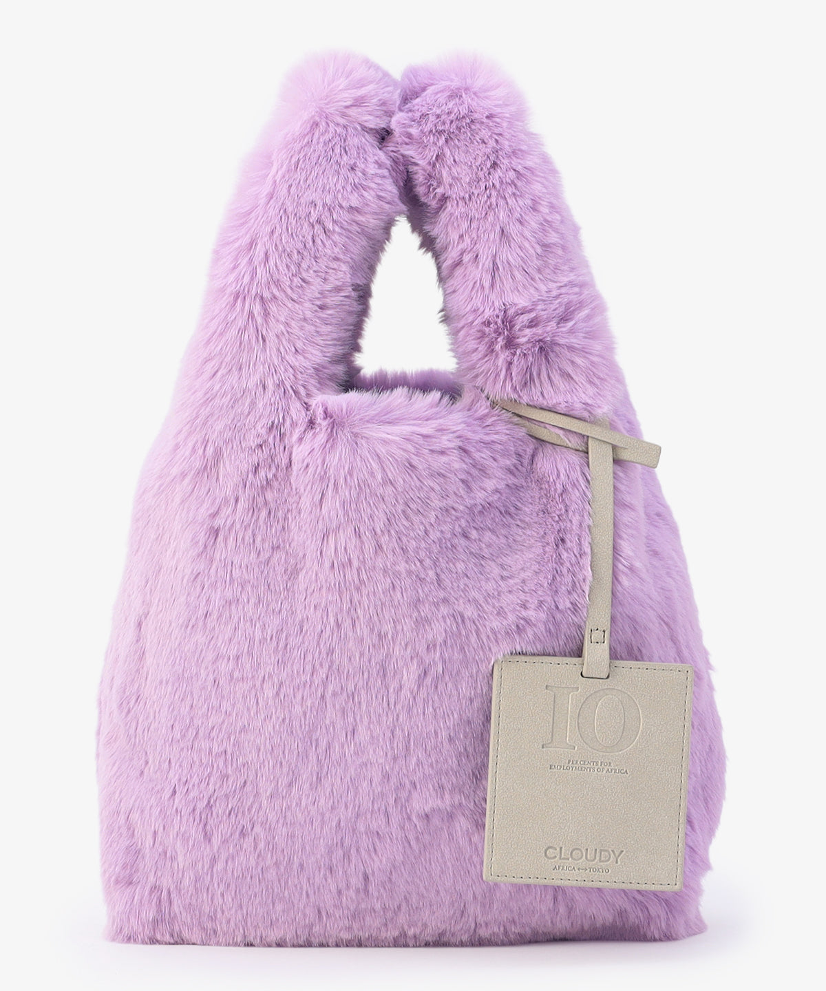 エコファーコンビニバッグ　PURPLE